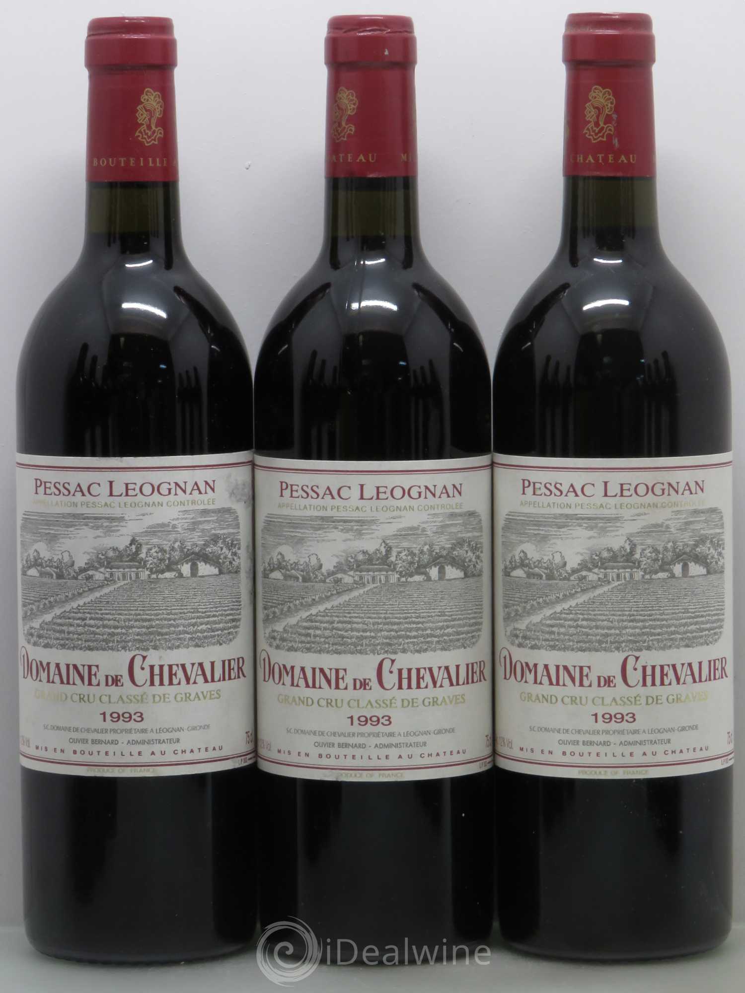 Domaine de Chevalier Cru Classé de Graves (sans prix de réserve) 1993 - Lot de 12 bouteilles - 2