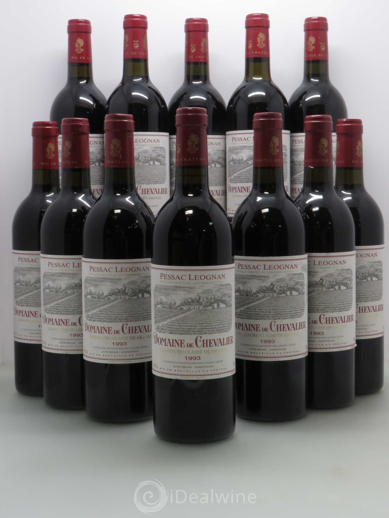 Domaine de Chevalier Cru Classé de Graves (sans prix de réserve) 1993 - Lot de 12 bouteilles - 0