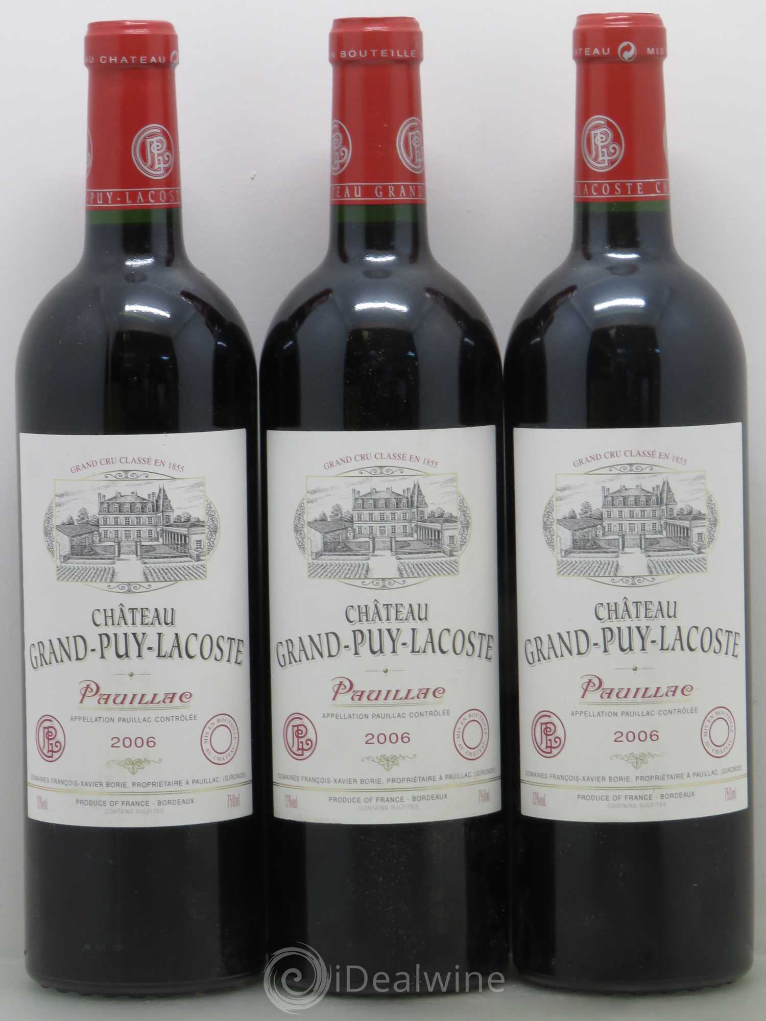 Château Grand Puy Lacoste 5ème Grand Cru Classé 2006 - Lot de 6 bouteilles - 2