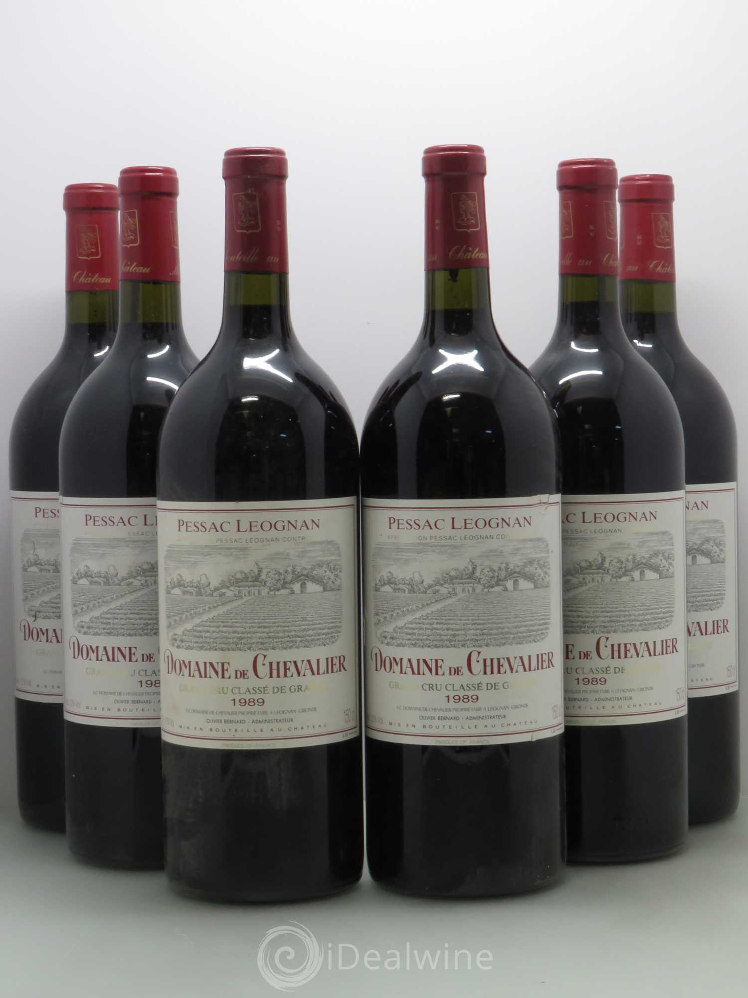 Domaine de Chevalier Cru Classé de Graves 1989 - Lot de 6 magnums - 0