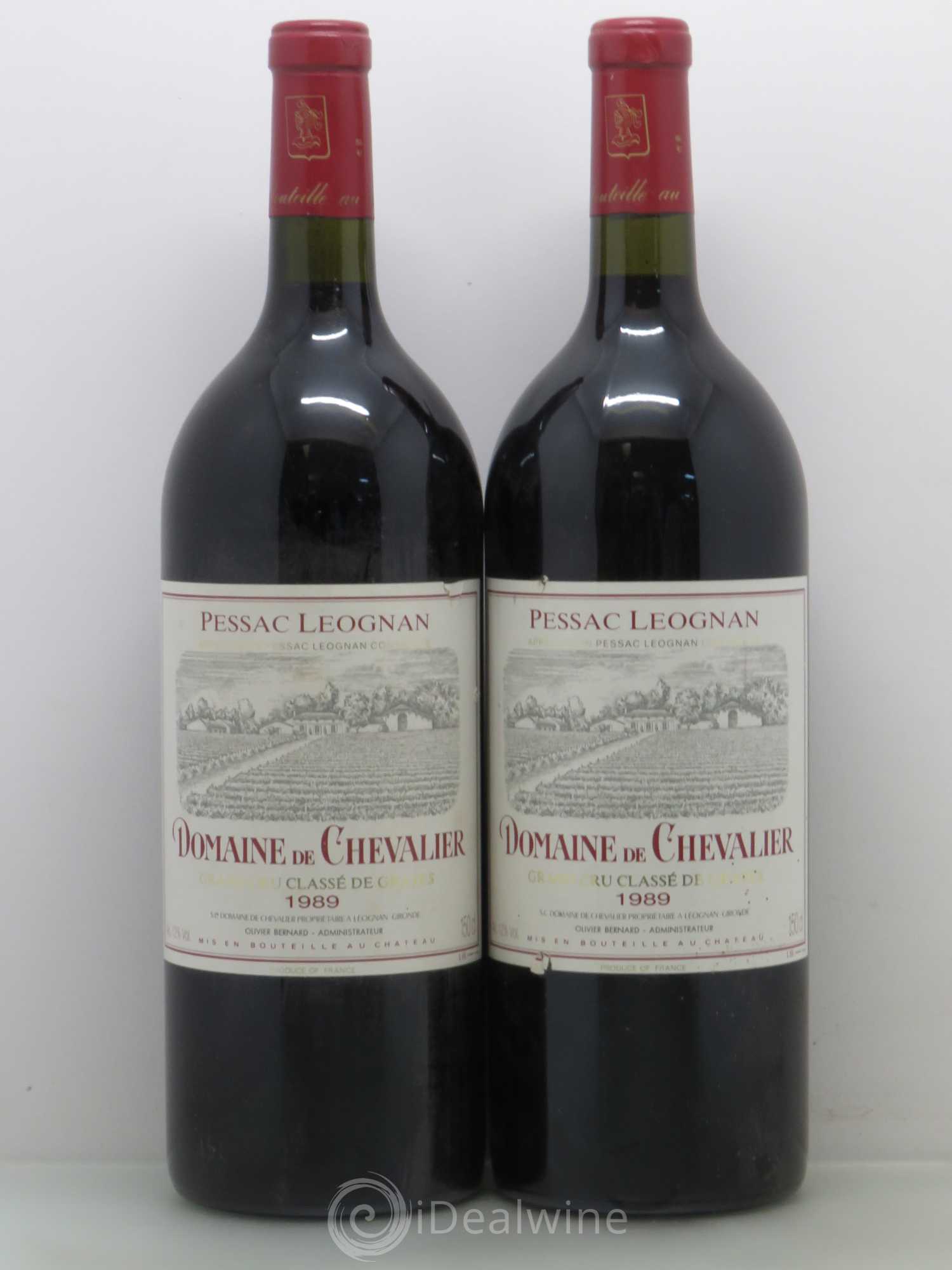 Domaine de Chevalier Cru Classé de Graves 1989 - Lot de 2 magnums - 0