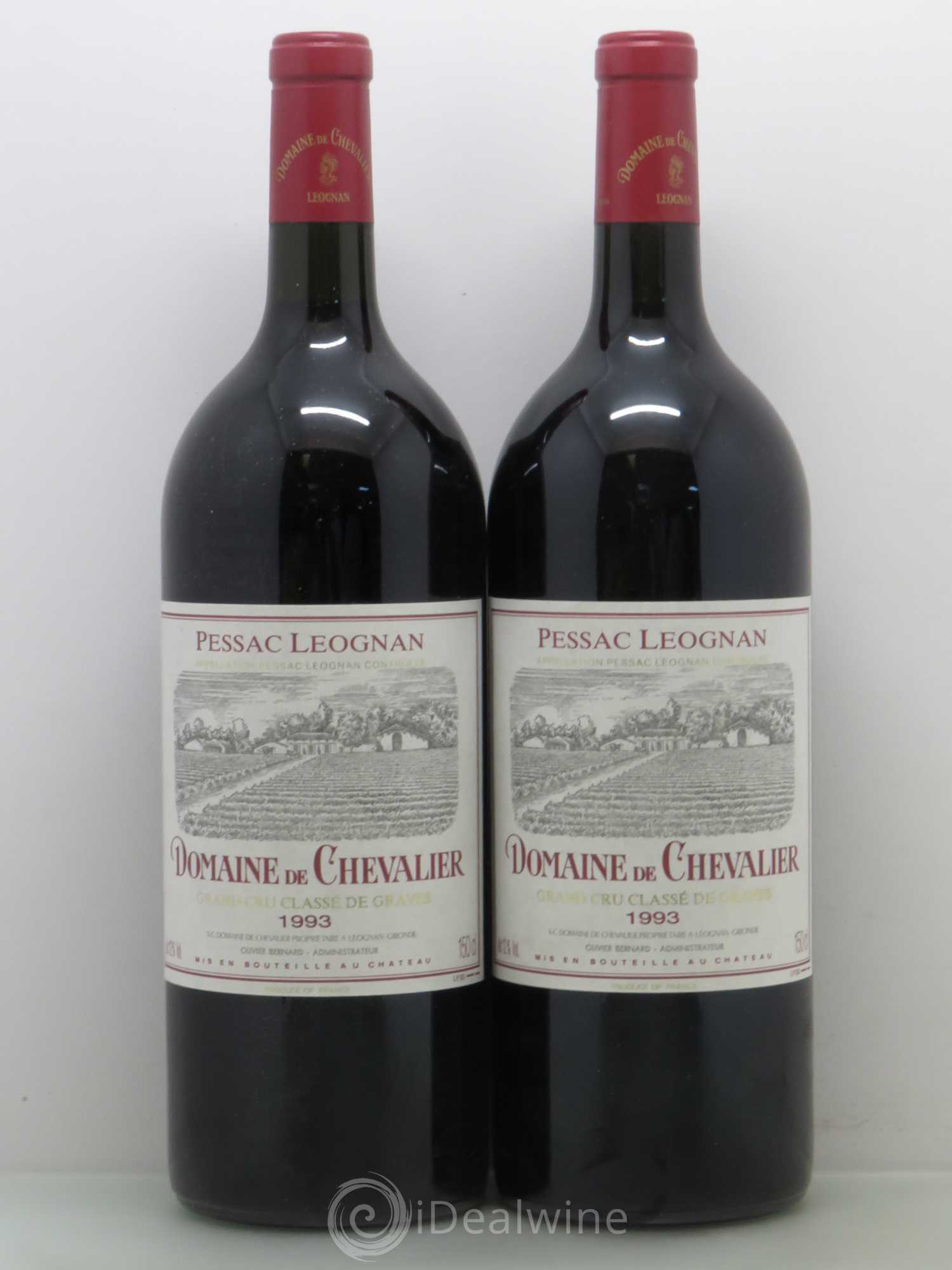 Domaine de Chevalier Cru Classé de Graves (sans prix de réserve) 1993 - Lot de 2 magnums - 0