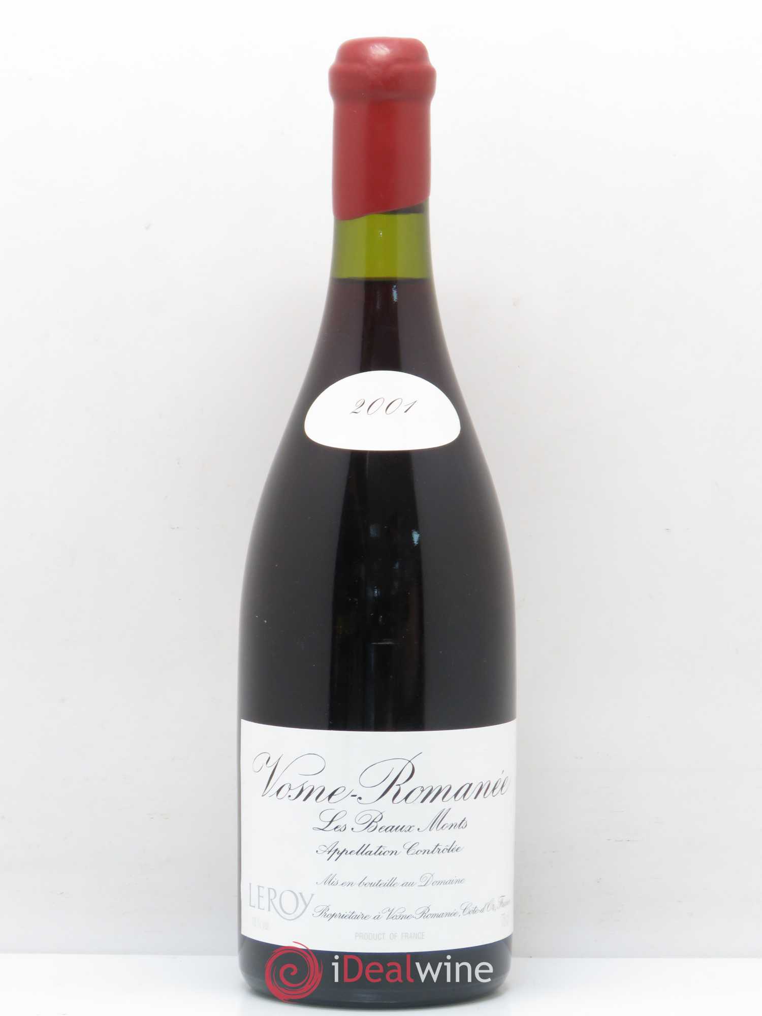 Vosne-Romanée 1er Cru Les Beaux-Monts Leroy (Domaine) 2001 - Lot de 1 bouteille - 0