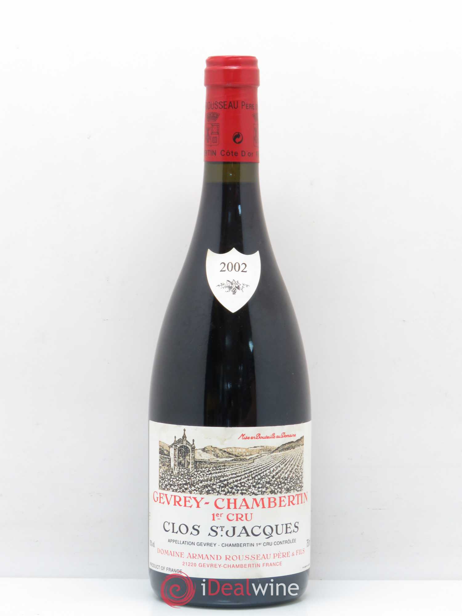 Gevrey-Chambertin 1er Cru Clos Saint-Jacques Armand Rousseau (Domaine) 2002 - Lot de 1 bouteille - 0