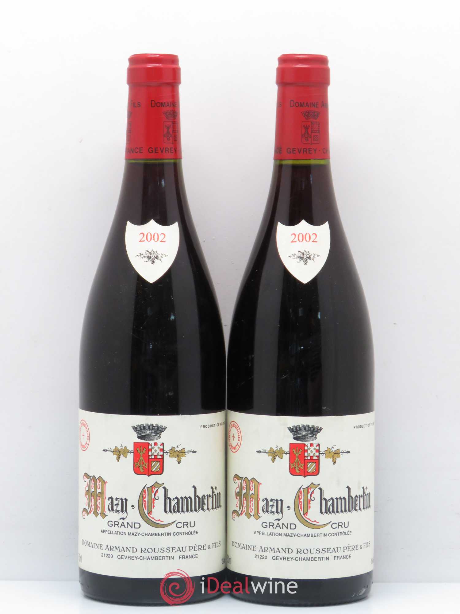 Mazis-Chambertin Grand Cru Armand Rousseau (Domaine) 2002 - Lot de 2 bouteilles - 0