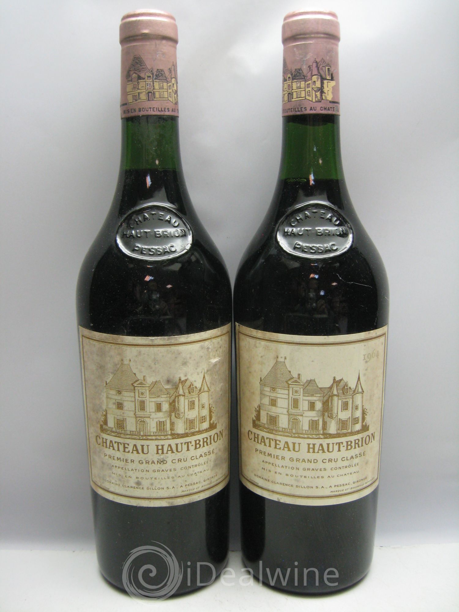 Château Haut Brion 1er Grand Cru Classé 1964 - Lot de 12 bouteilles - 0