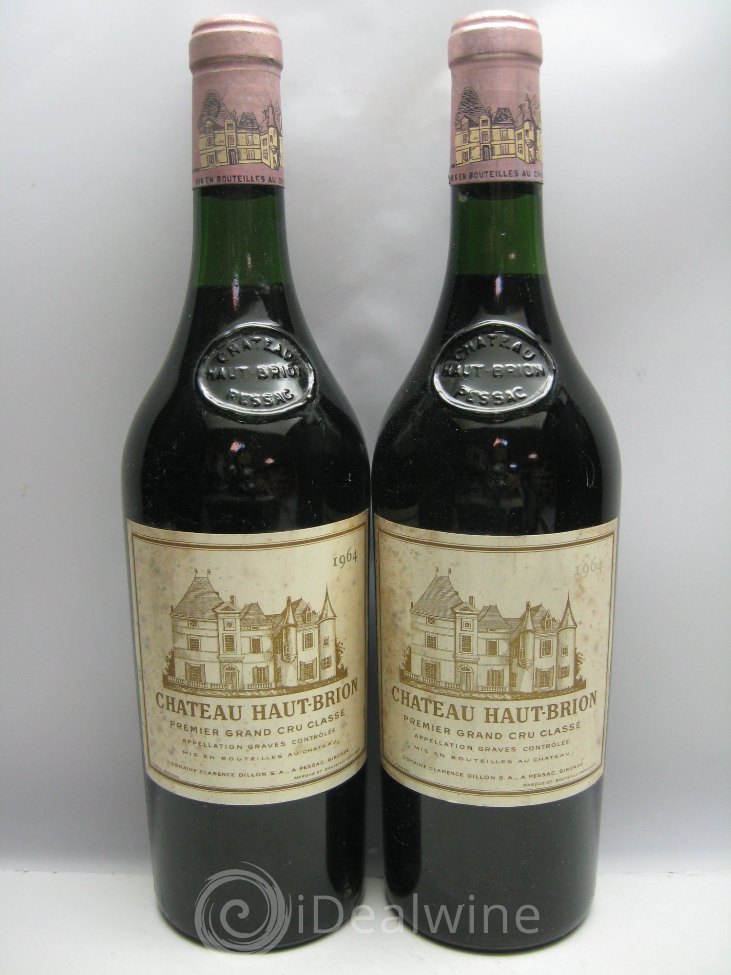 Château Haut Brion 1er Grand Cru Classé 1964 - Lot de 12 bouteilles - 1