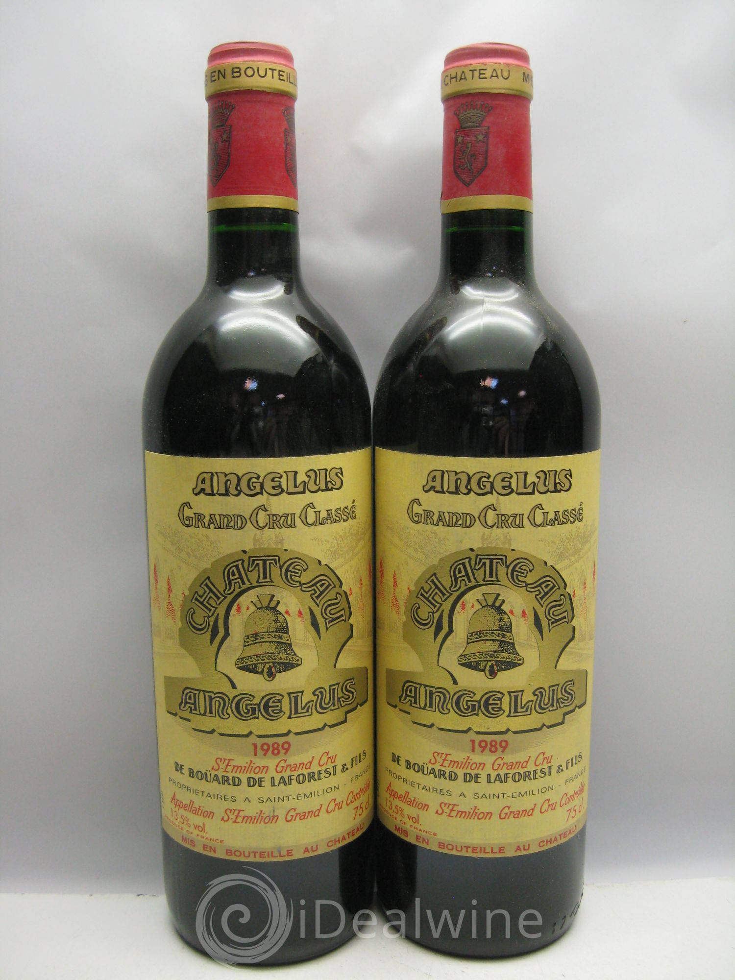 Château Angélus 1er Grand Cru Classé A 1989 - Lot de 12 bouteilles - 0