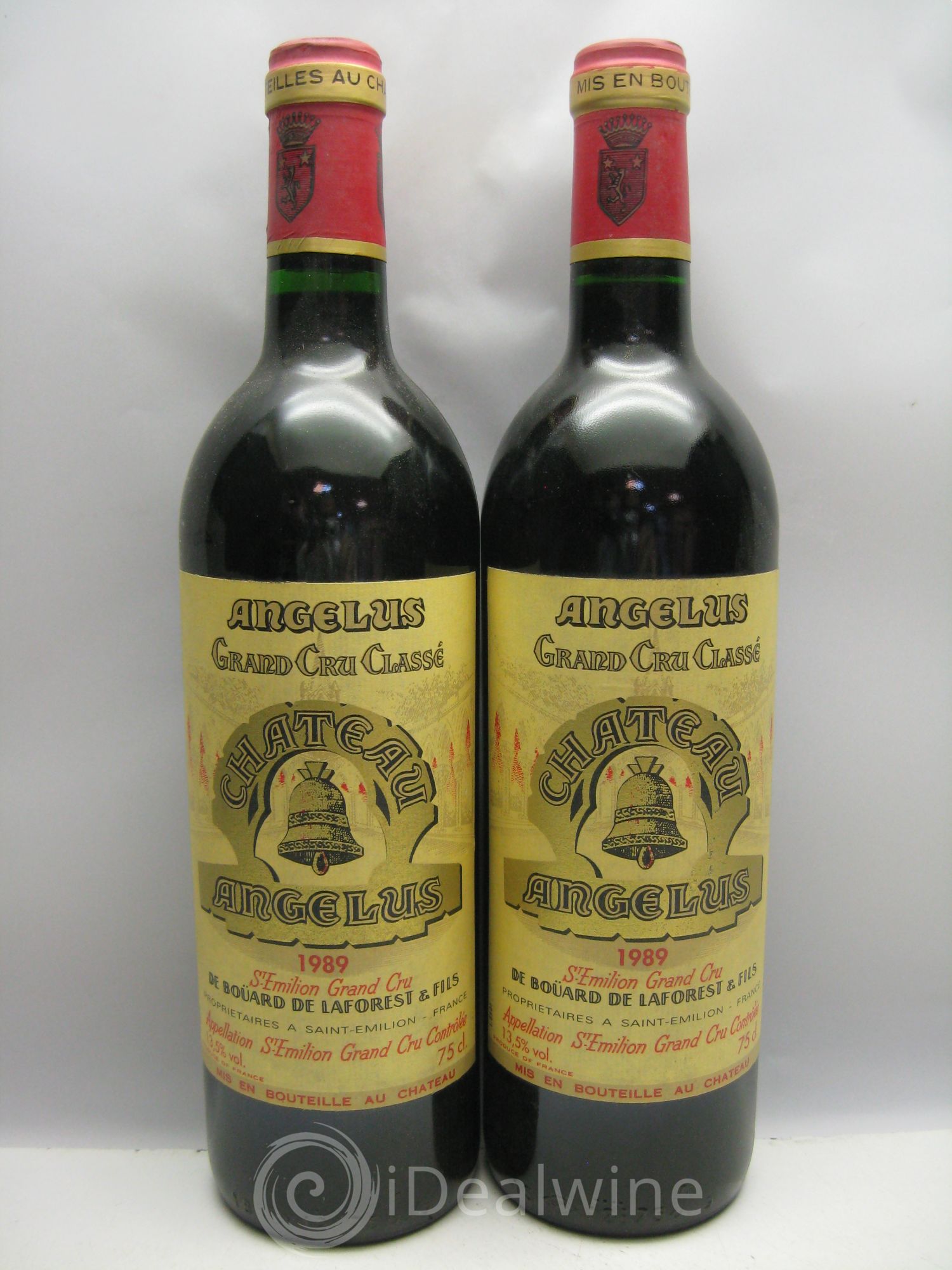 Château Angélus 1er Grand Cru Classé A 1989 - Lot de 12 bouteilles - 1