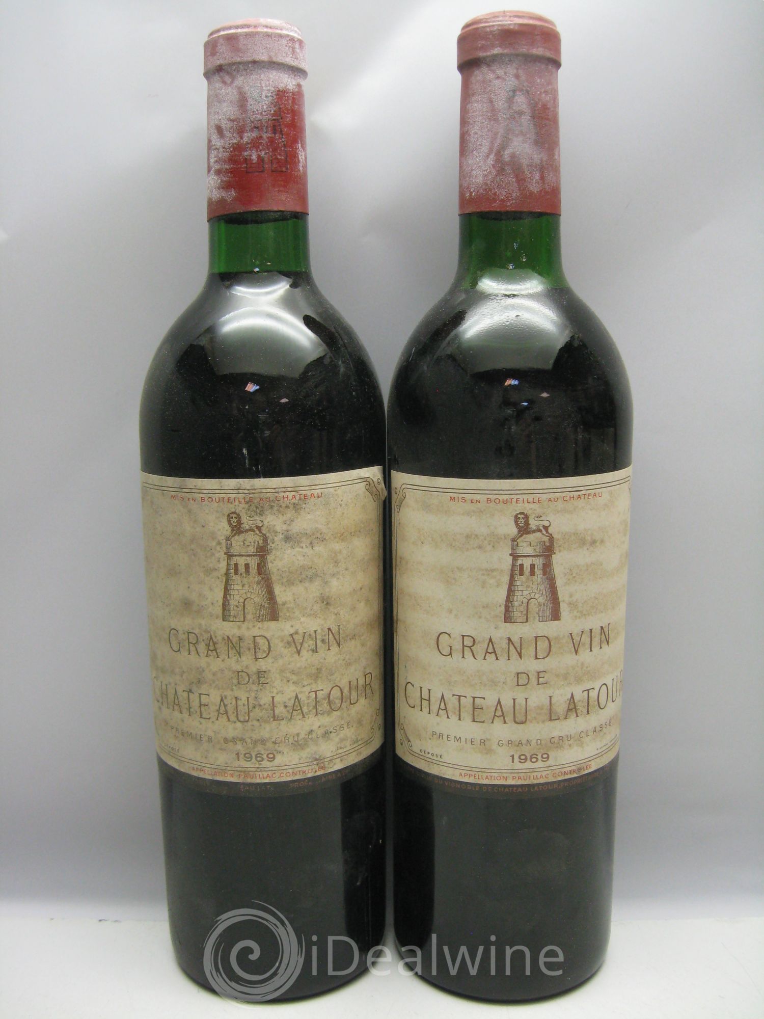 Château Latour 1er Grand Cru Classé 1969 - Lot de 6 bouteilles - 0