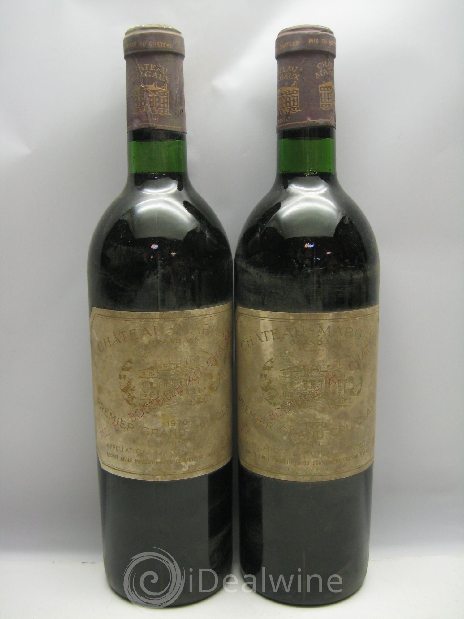 Château Margaux 1er Grand Cru Classé 1970 - Lot de 6 bouteilles - 0