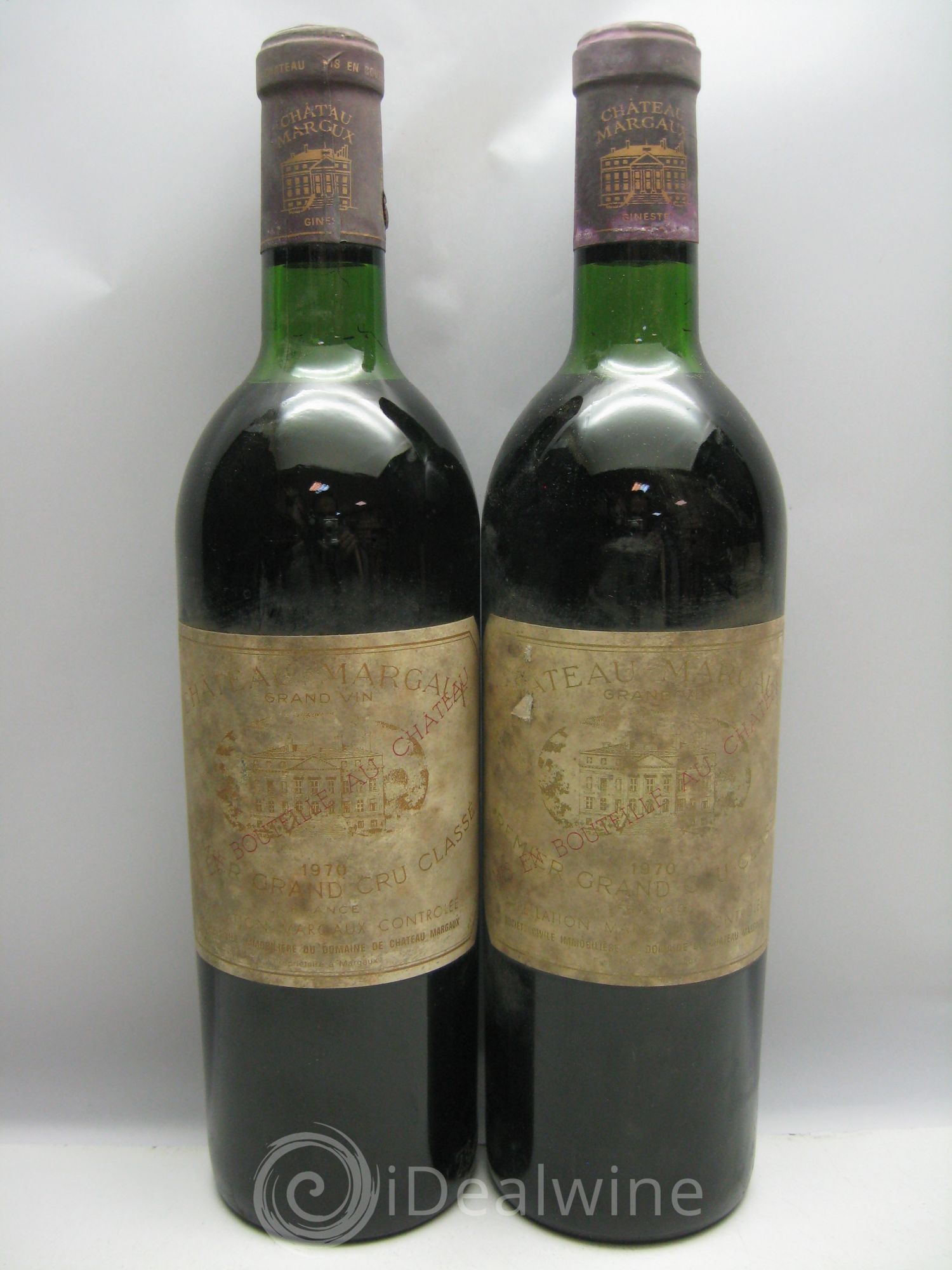 Château Margaux 1er Grand Cru Classé 1970 - Lot de 6 bouteilles - 1
