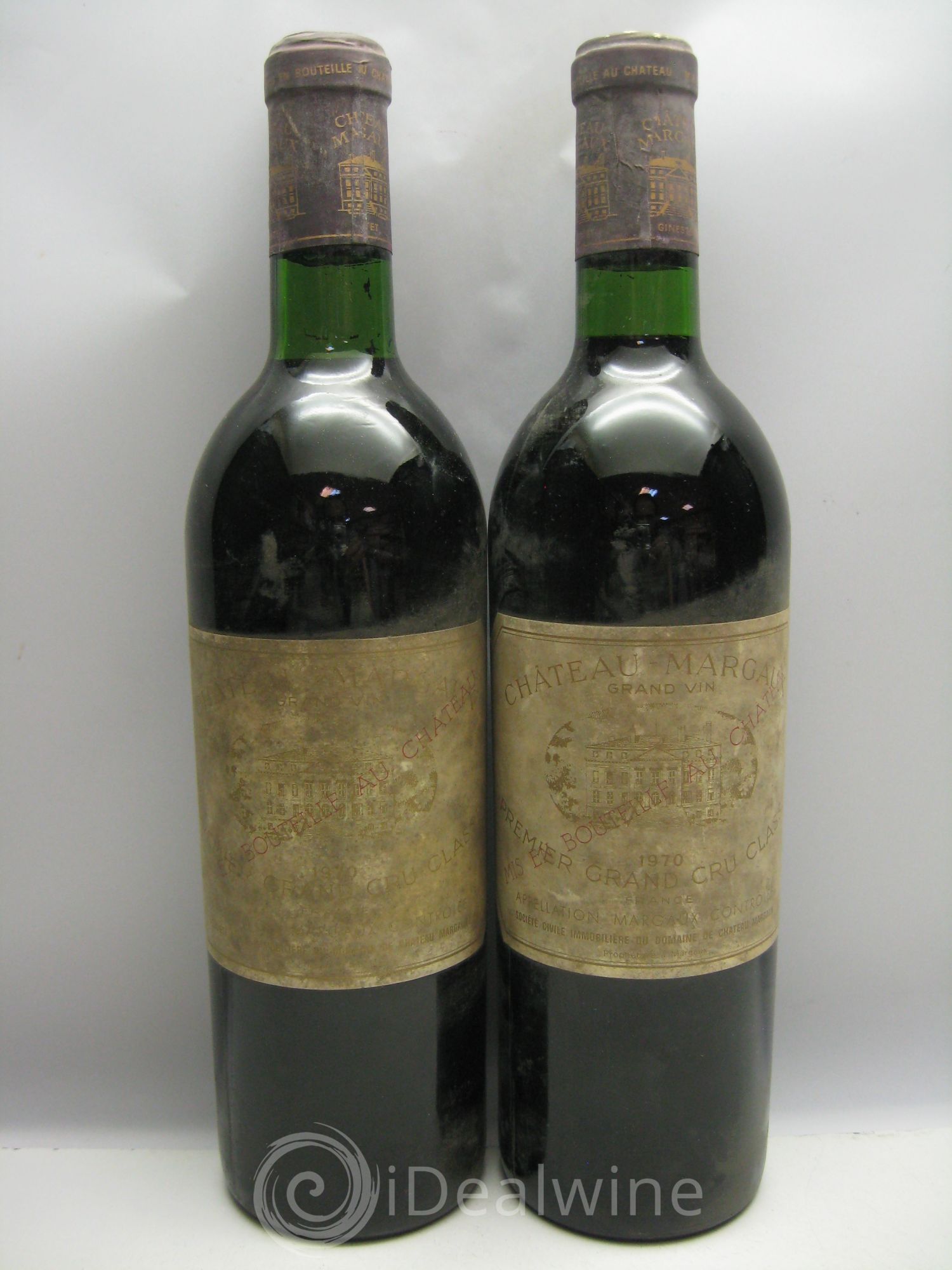 Château Margaux 1er Grand Cru Classé 1970 - Lot de 6 bouteilles - 2