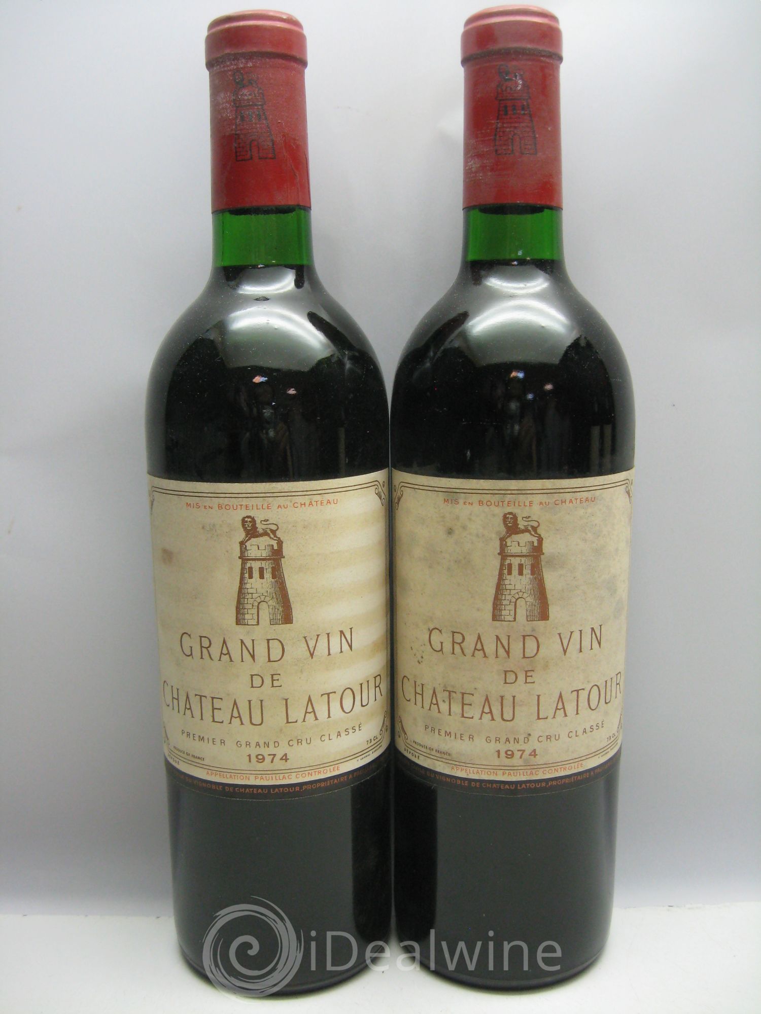 Château Latour 1er Grand Cru Classé 1974 - Lot de 6 bouteilles - 1