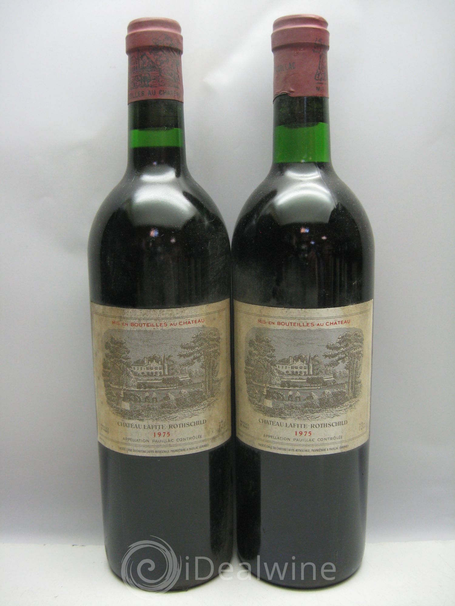 Château Lafite Rothschild 1er Grand Cru Classé 1975 - Lot de 6 bouteilles - 0