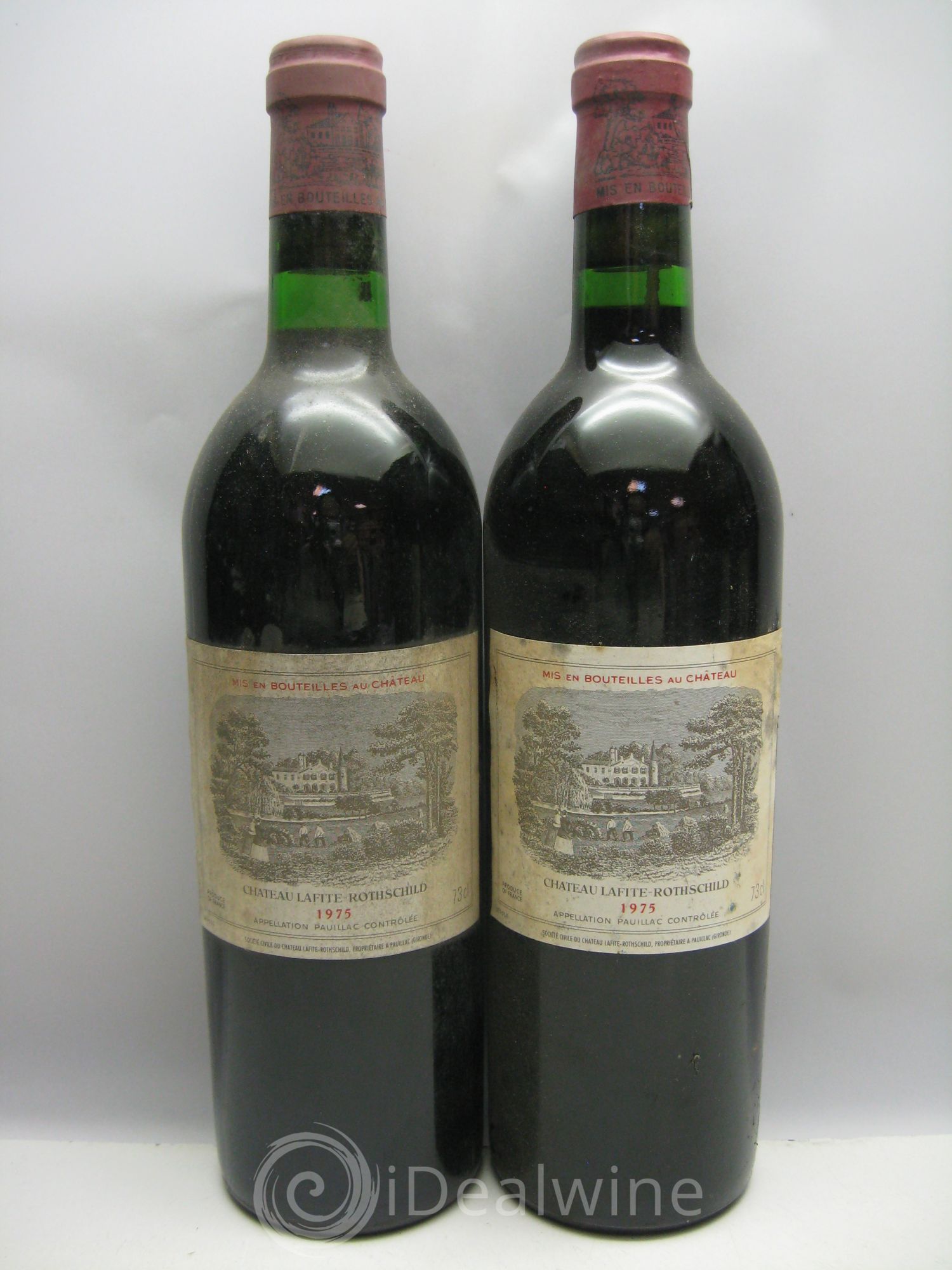 Château Lafite Rothschild 1er Grand Cru Classé 1975 - Lot de 6 bouteilles - 1