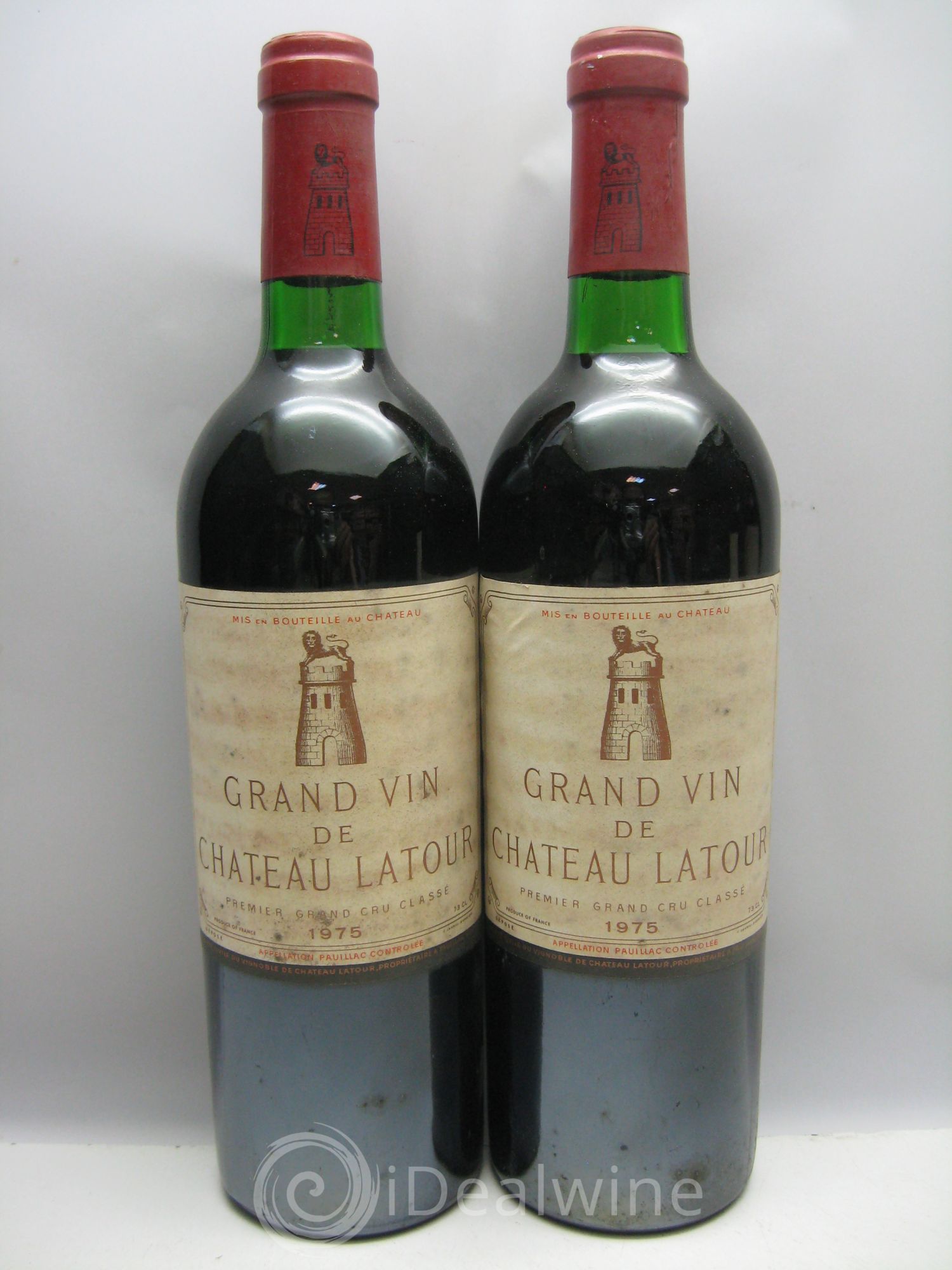 Château Latour 1er Grand Cru Classé 1975 - Lot de 6 bouteilles - 1