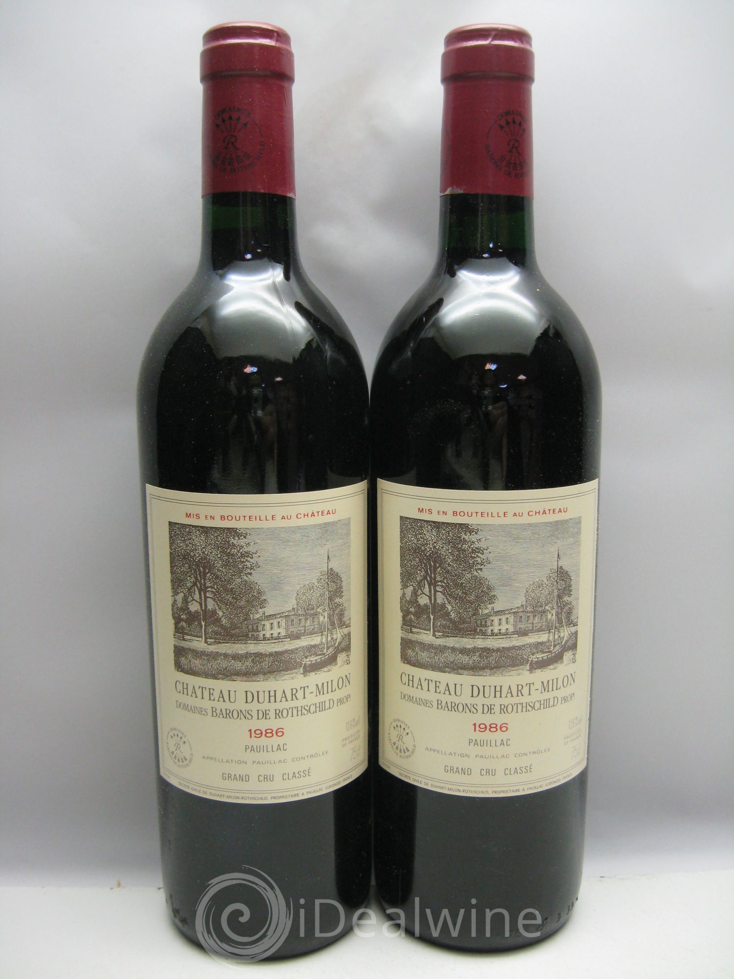 Château Duhart-Milon 4ème Grand Cru Classé 1986 - Lot de 12 bouteilles - 0