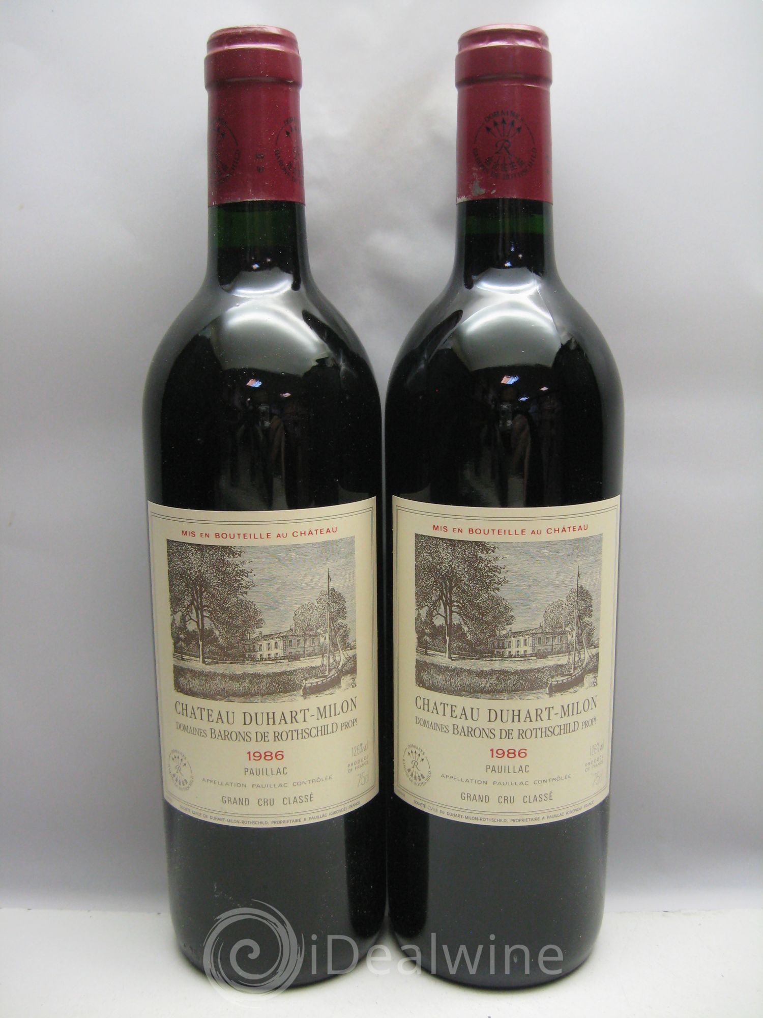 Château Duhart-Milon 4ème Grand Cru Classé 1986 - Lot de 12 bouteilles - 1