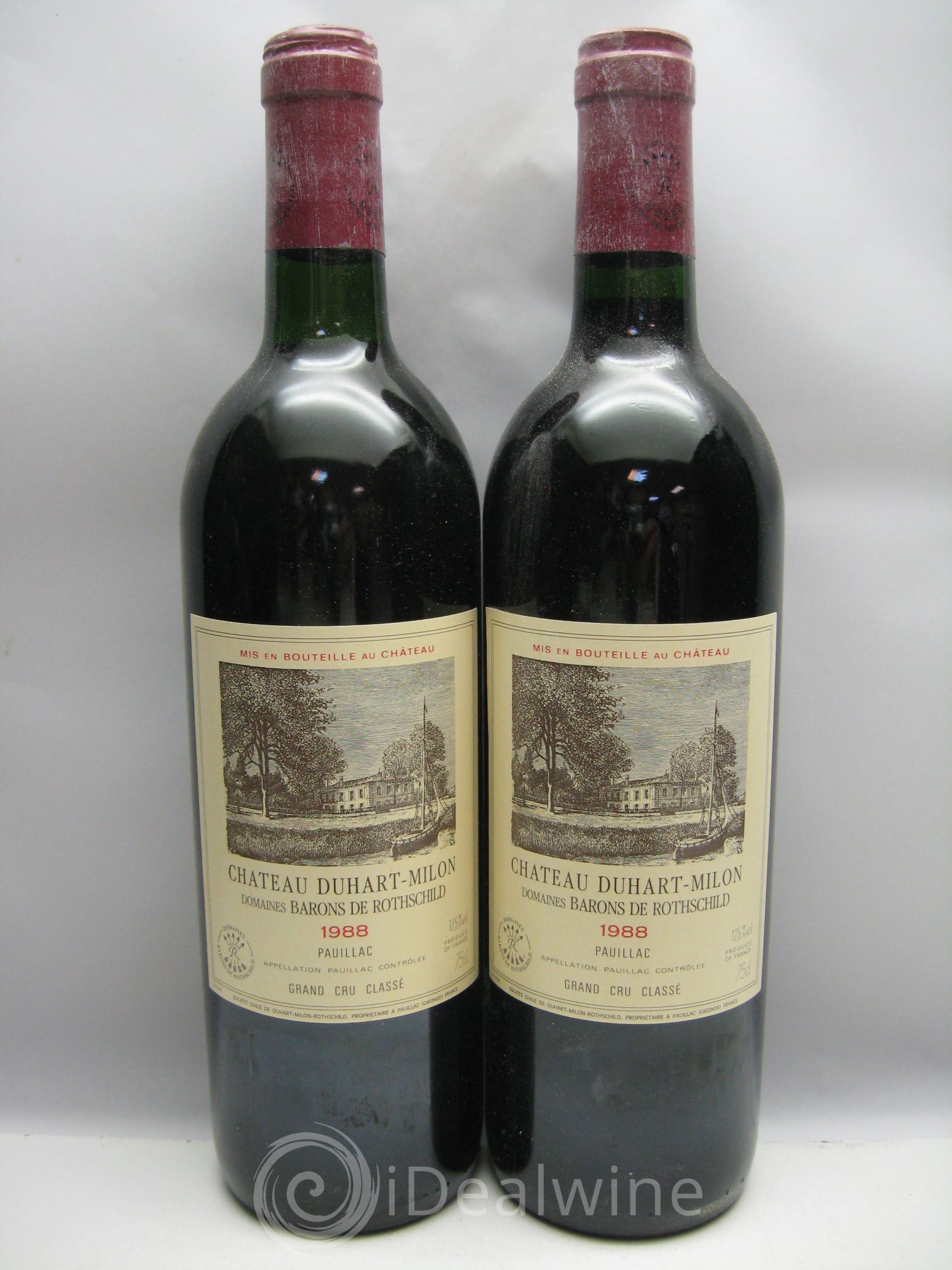 Château Duhart-Milon 4ème Grand Cru Classé 1988 - Lot de 12 bouteilles - 0