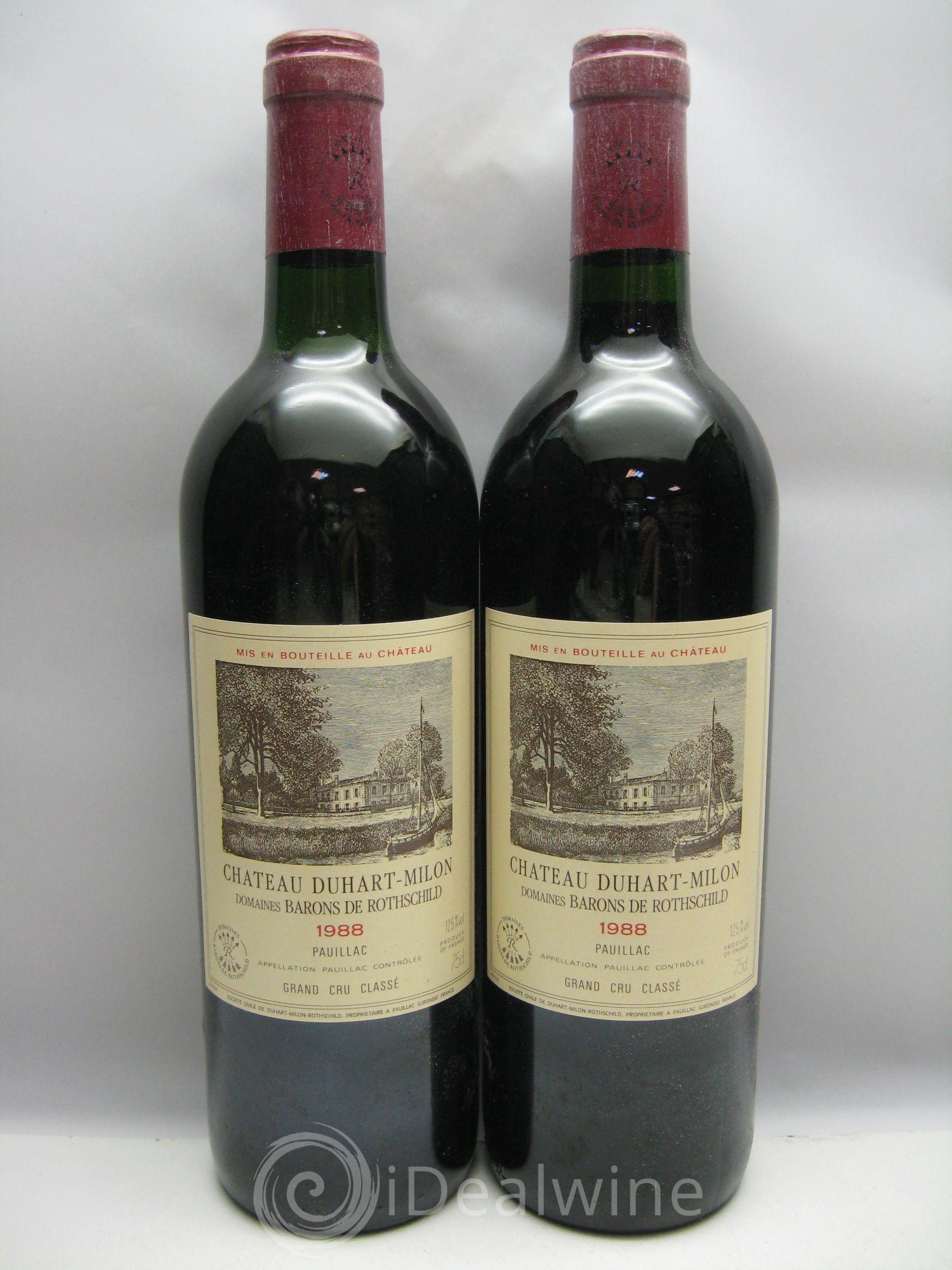 Château Duhart-Milon 4ème Grand Cru Classé 1988 - Lot de 12 bouteilles - 1