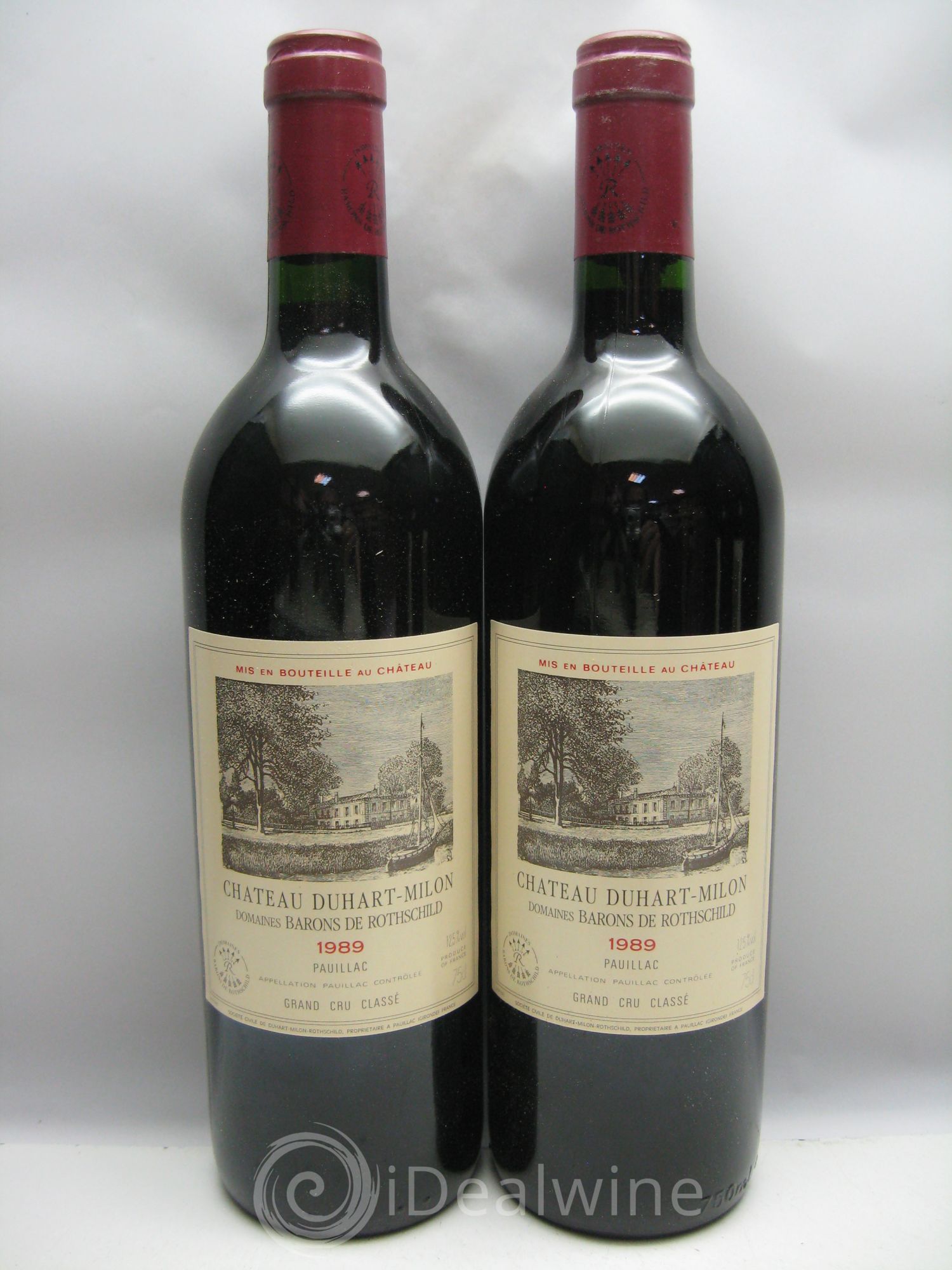 Château Duhart-Milon 4ème Grand Cru Classé 1989 - Lot de 12 bouteilles - 1