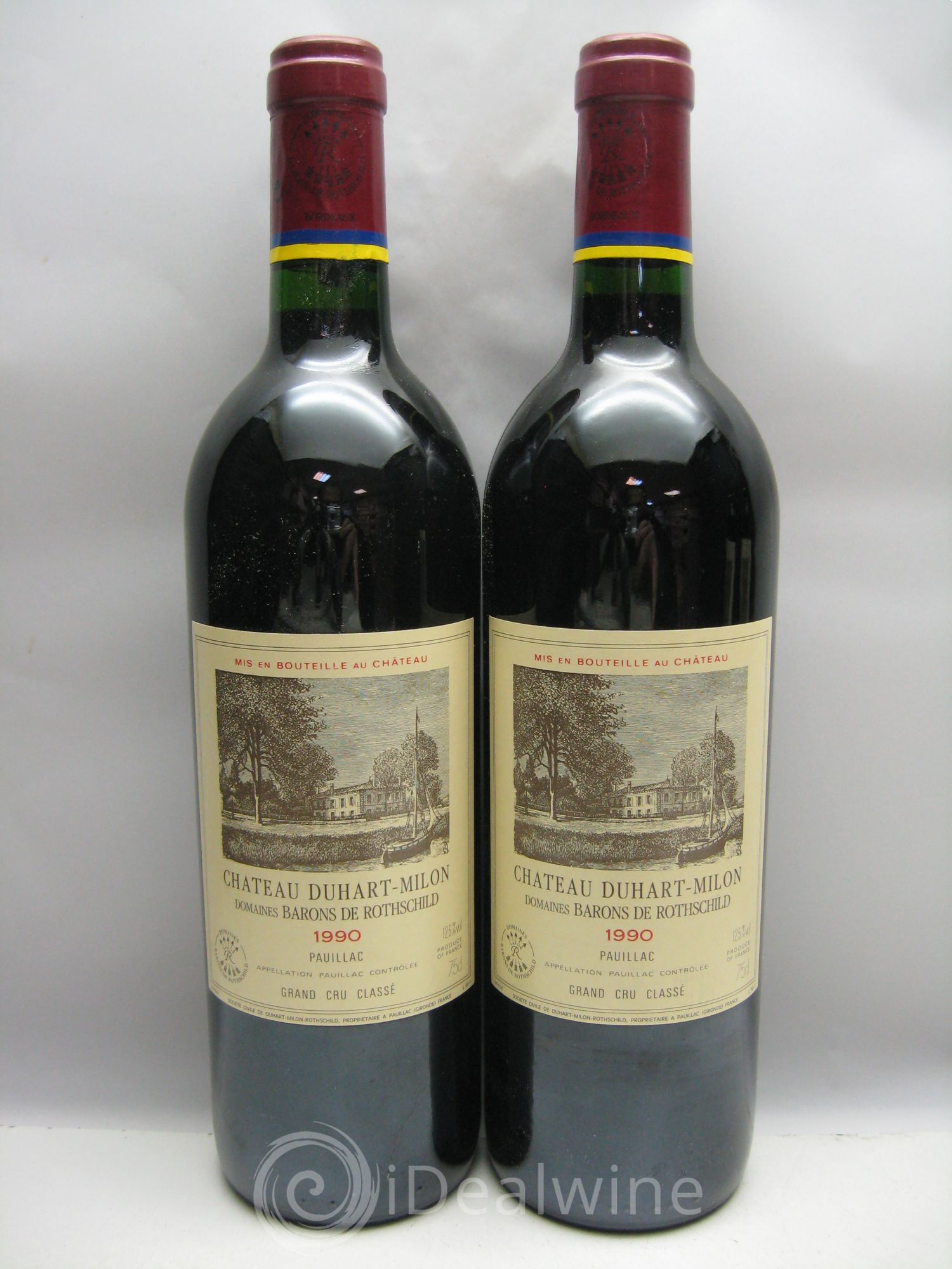 Château Duhart-Milon 4ème Grand Cru Classé 1990 - Lot de 12 bouteilles - 1