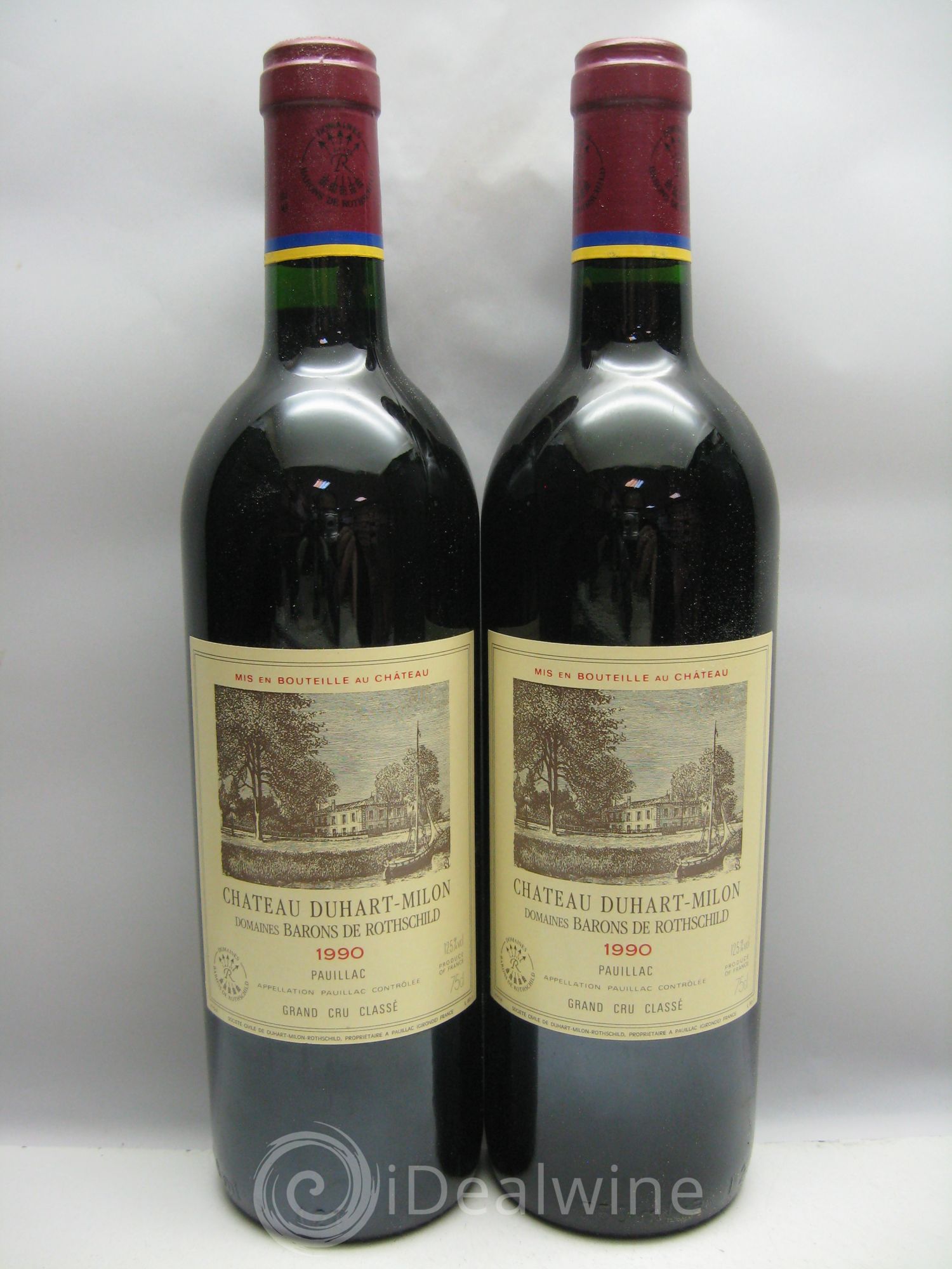 Château Duhart-Milon 4ème Grand Cru Classé 1990 - Lot de 12 bouteilles - 0