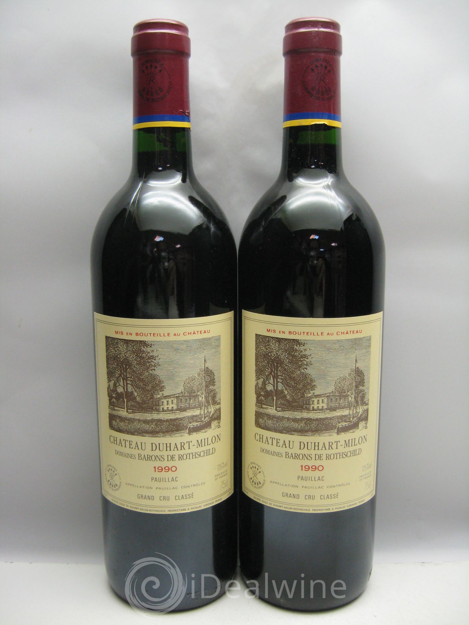 Château Duhart-Milon 4ème Grand Cru Classé 1990 - Lot de 12 bouteilles - 1