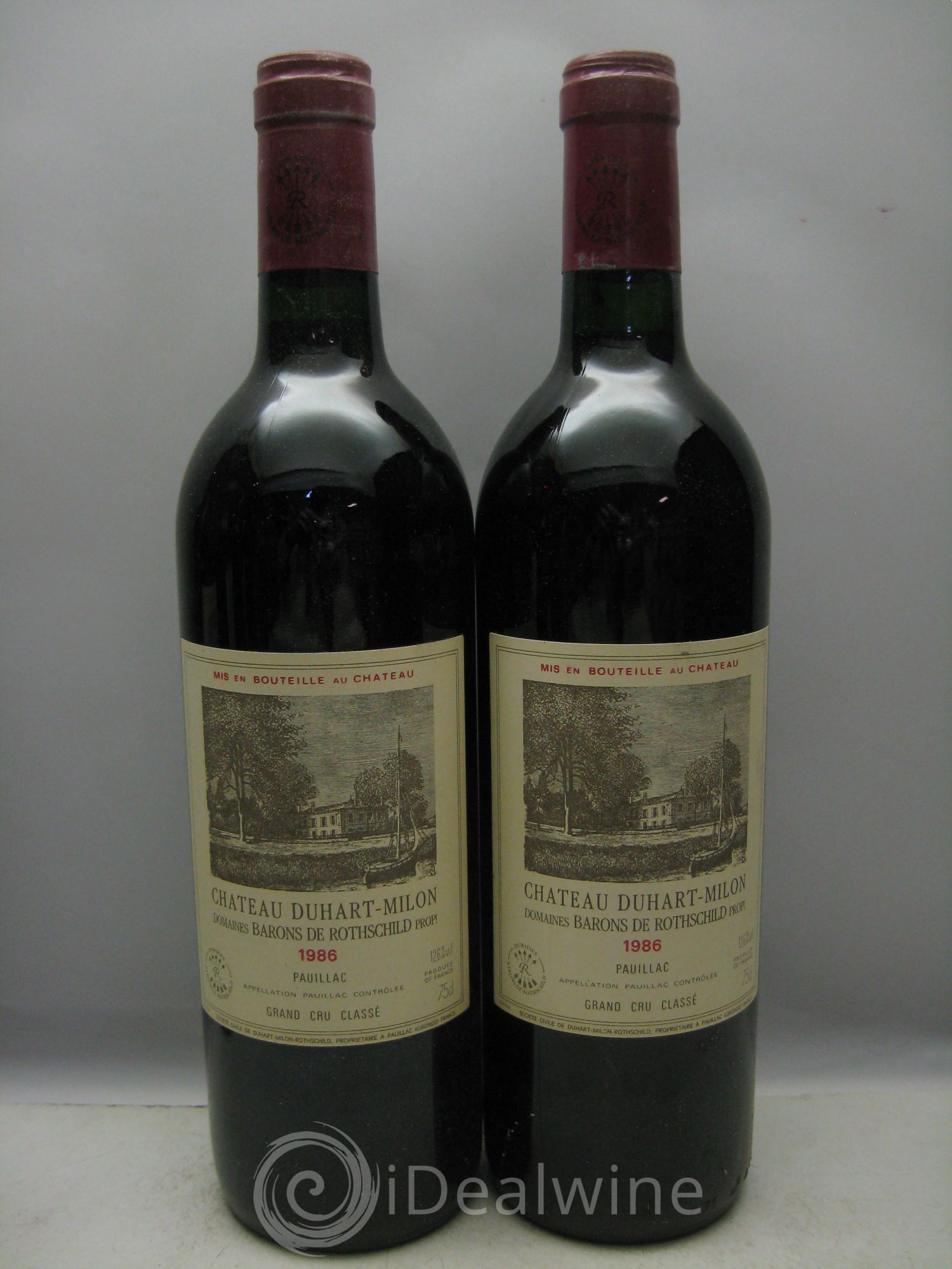Château Duhart-Milon 4ème Grand Cru Classé 1986 - Lot de 6 bouteilles - 0