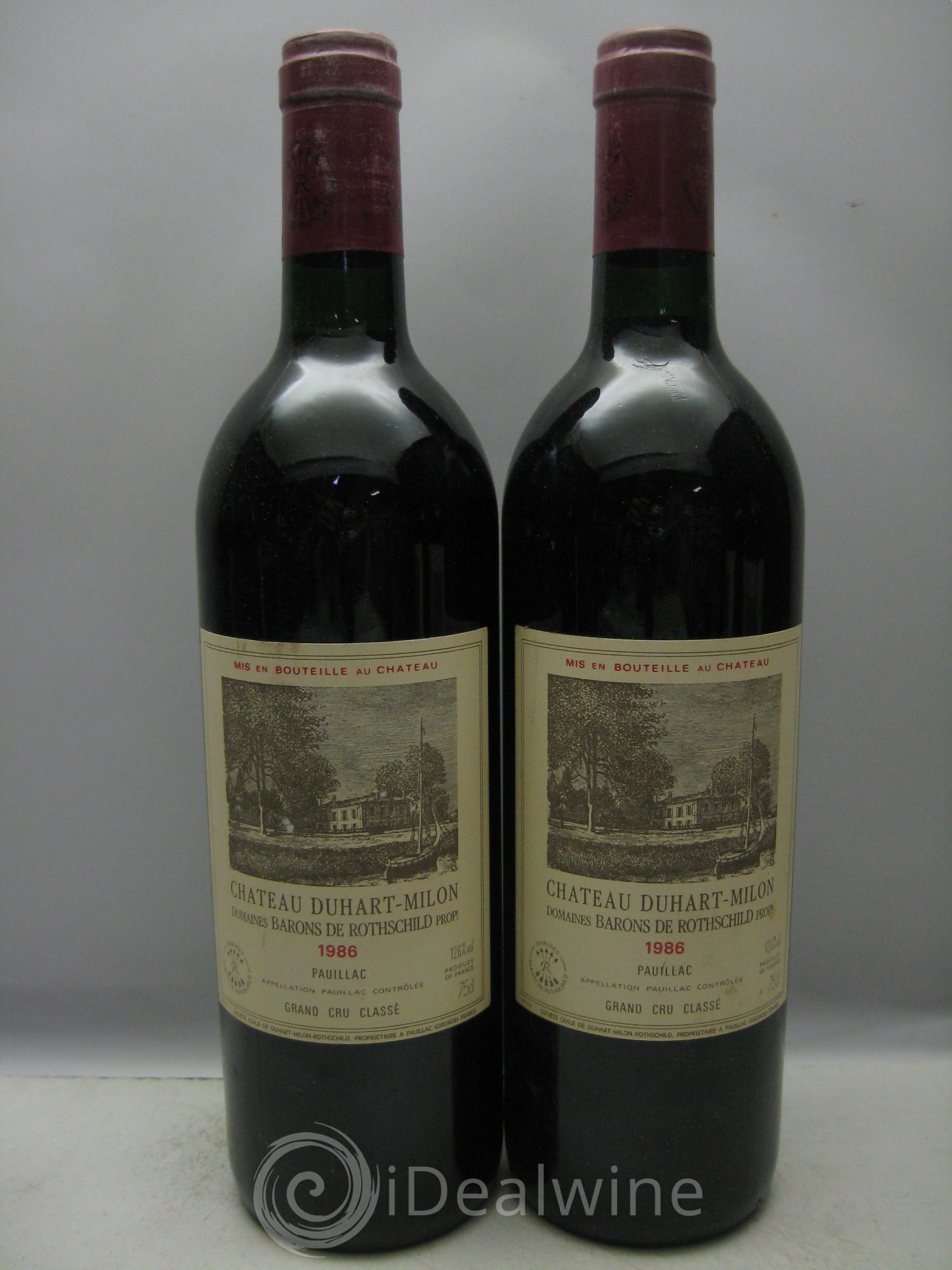 Château Duhart-Milon 4ème Grand Cru Classé 1986 - Lot de 6 bouteilles - 1