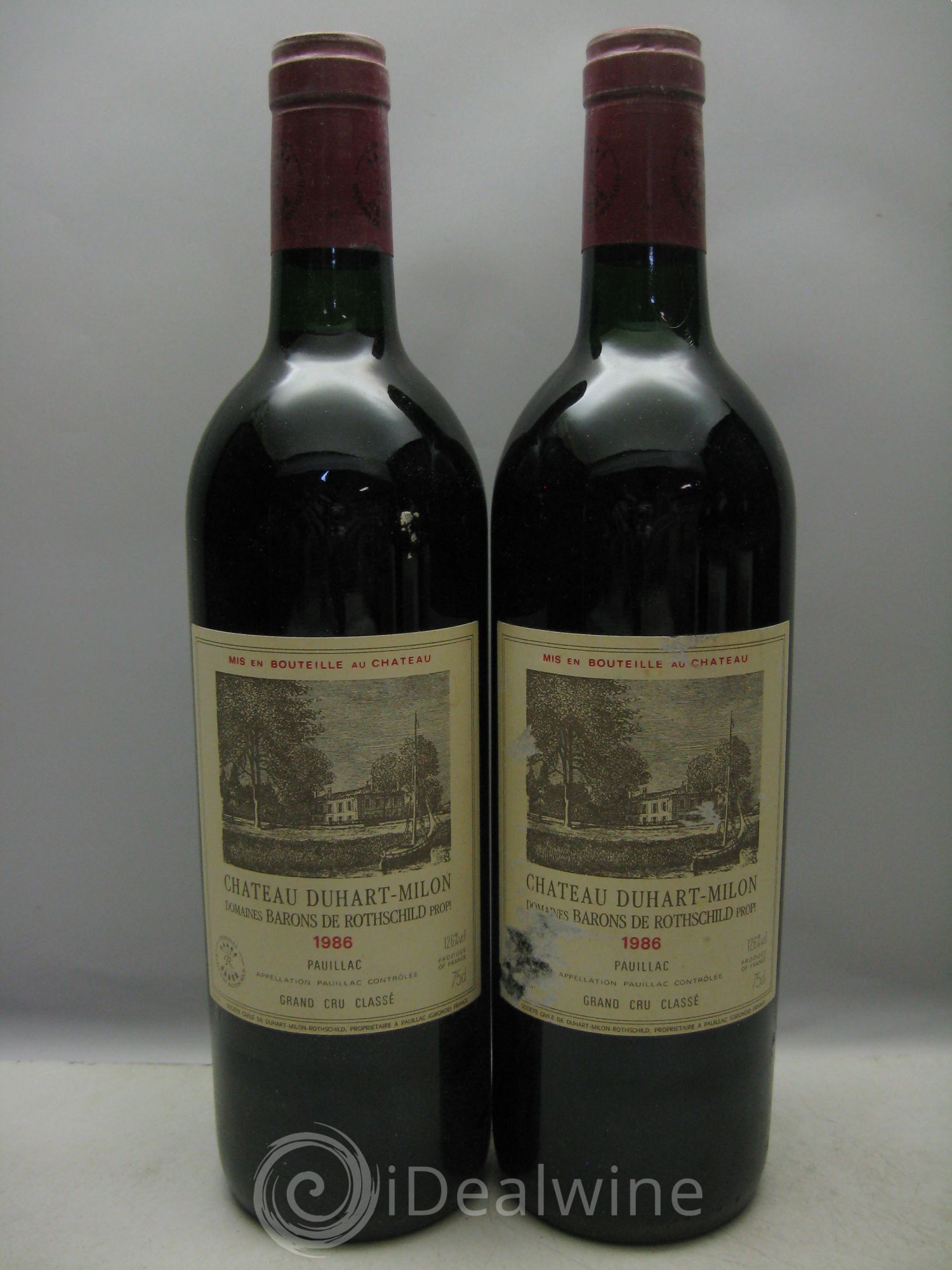 Château Duhart-Milon 4ème Grand Cru Classé 1986 - Lot de 6 bouteilles - 2