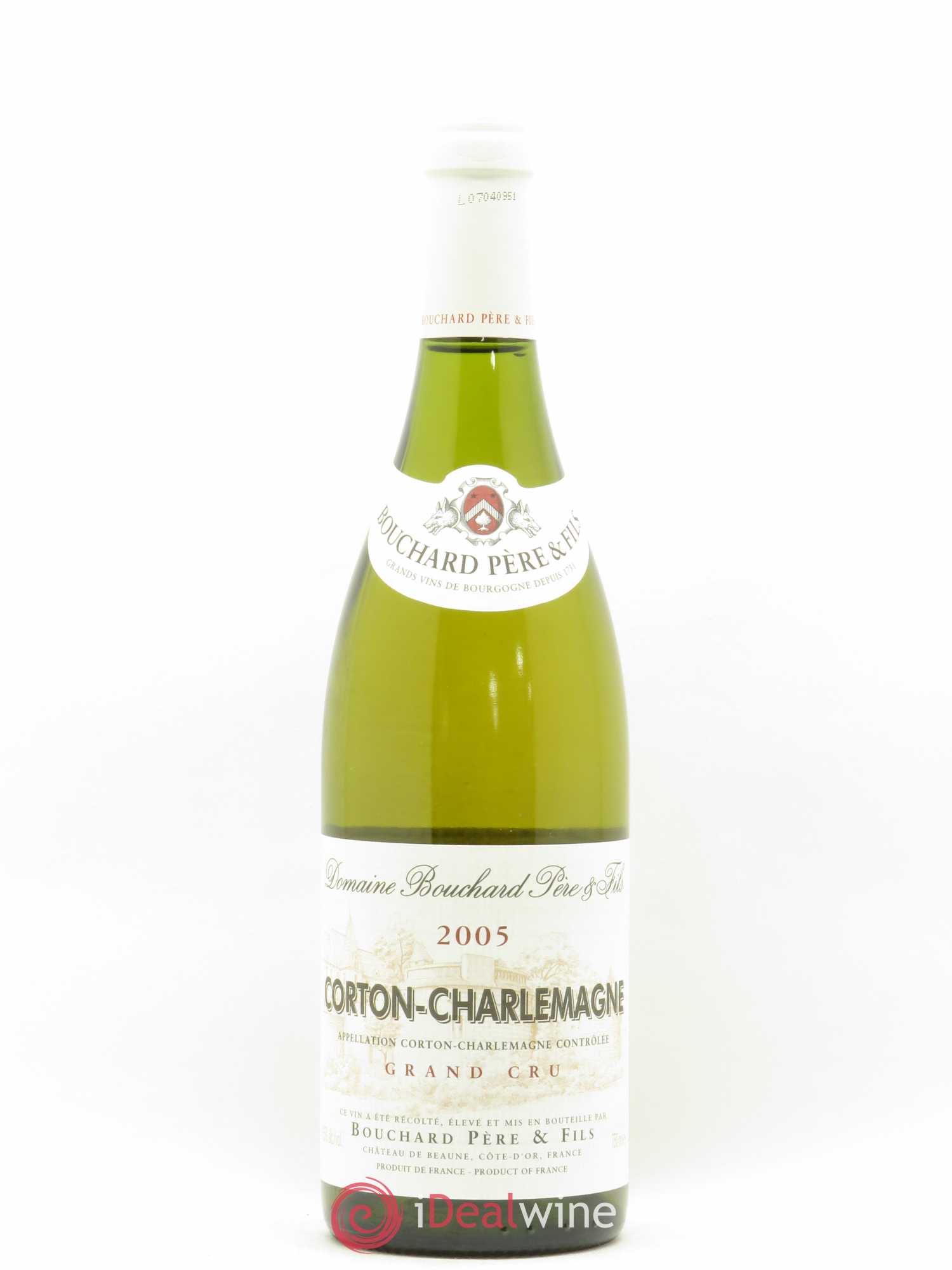 Corton-Charlemagne Grand Cru Bouchard Père & Fils 2005 - Lot de 1 bouteille - 0