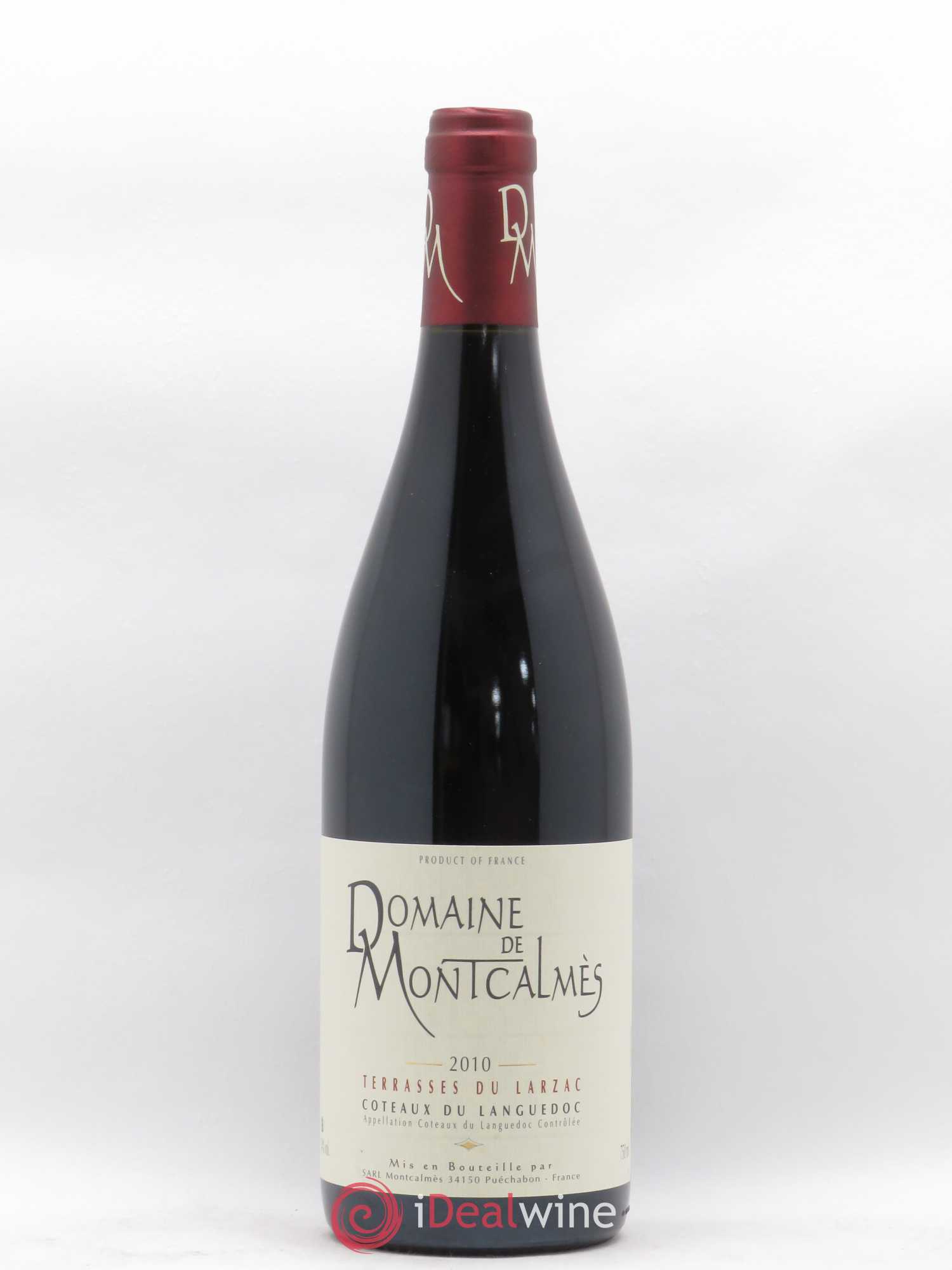 Terrasses du Larzac Domaine de Montcalmès Frédéric Pourtalié 2010 - Lot de 1 bouteille - 0