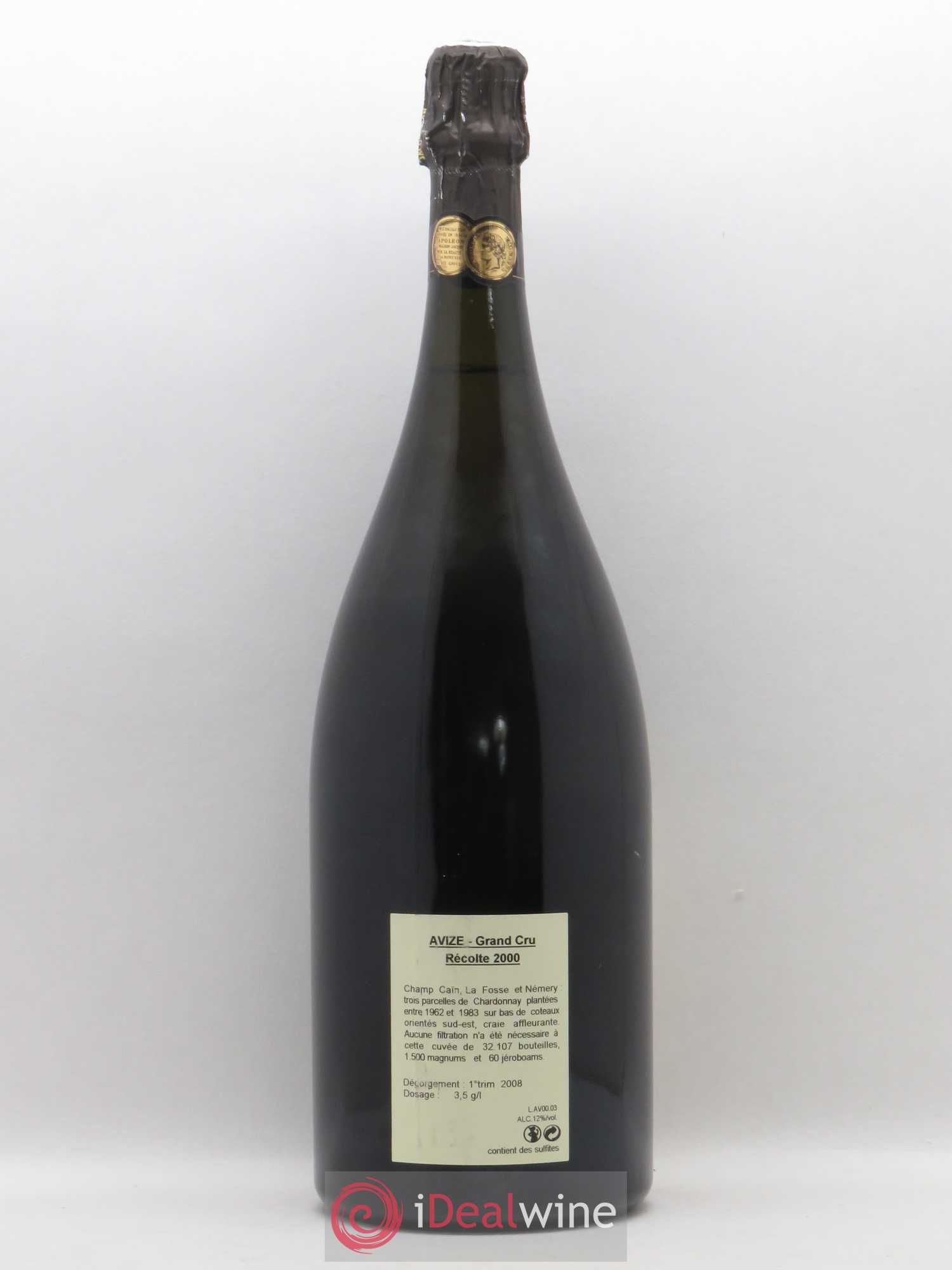 Champagne Avize Grand Cru Brut Jacquesson 2000 - Posten von 1 Magnum - 1