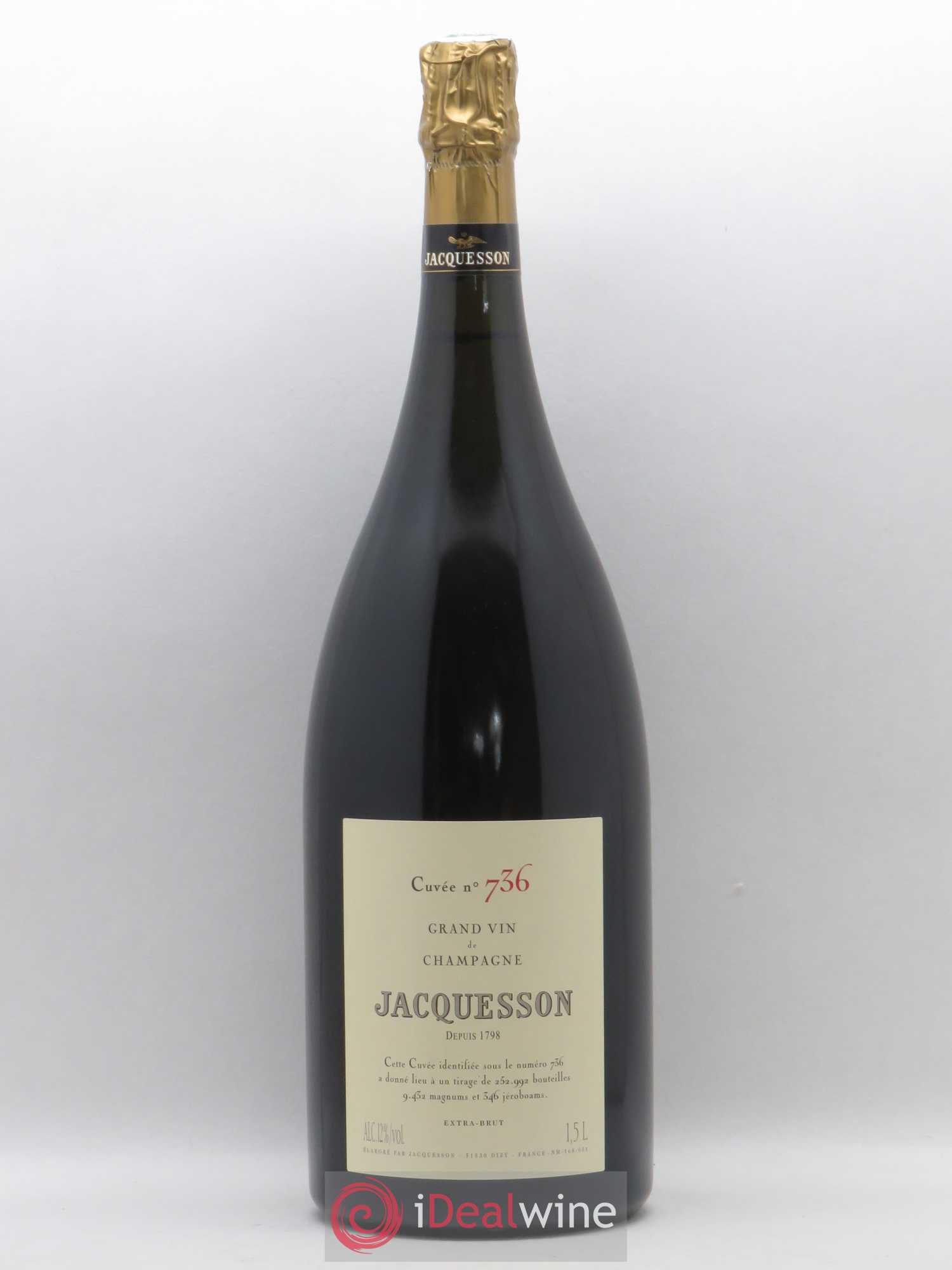 Cuvée 736 Jacquesson - Lot de 1 magnum - 0