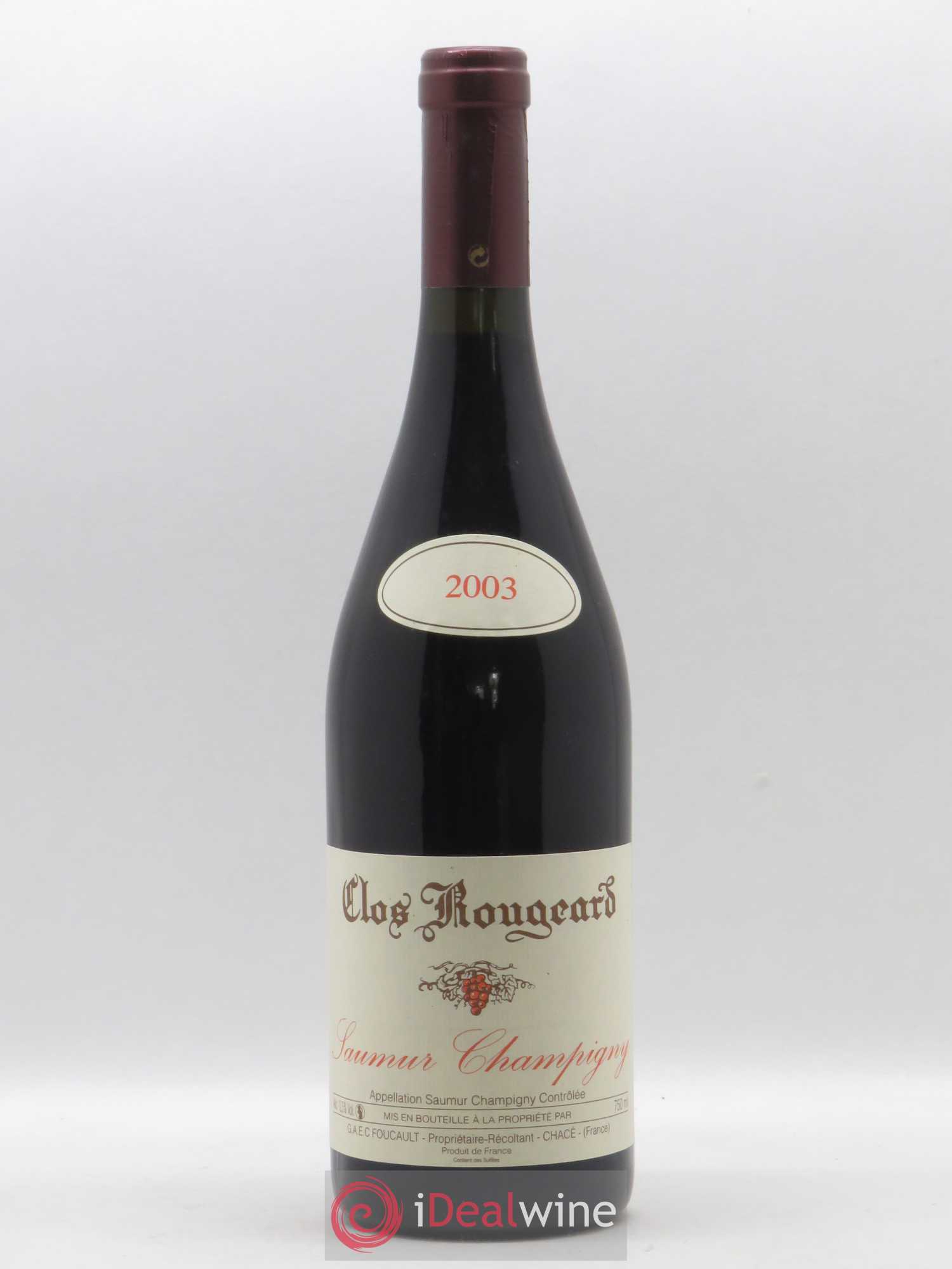 Saumur-Champigny Clos Rougeard 2003 - Lot de 1 bouteille - 0