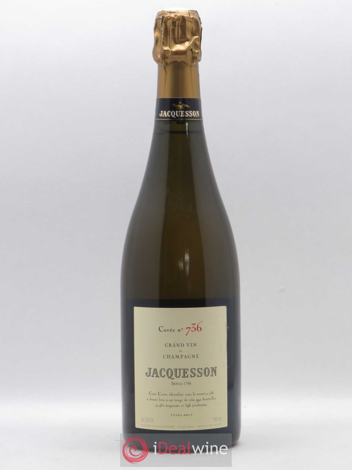 Cuvée 736 Jacquesson - Lot de 1 bouteille - 0
