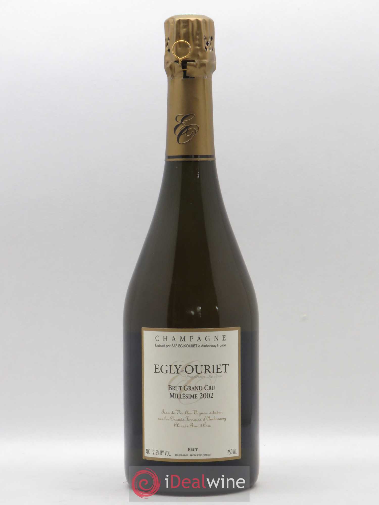 Grand Cru Brut Egly-Ouriet 2002 - Lot de 1 bouteille - 0