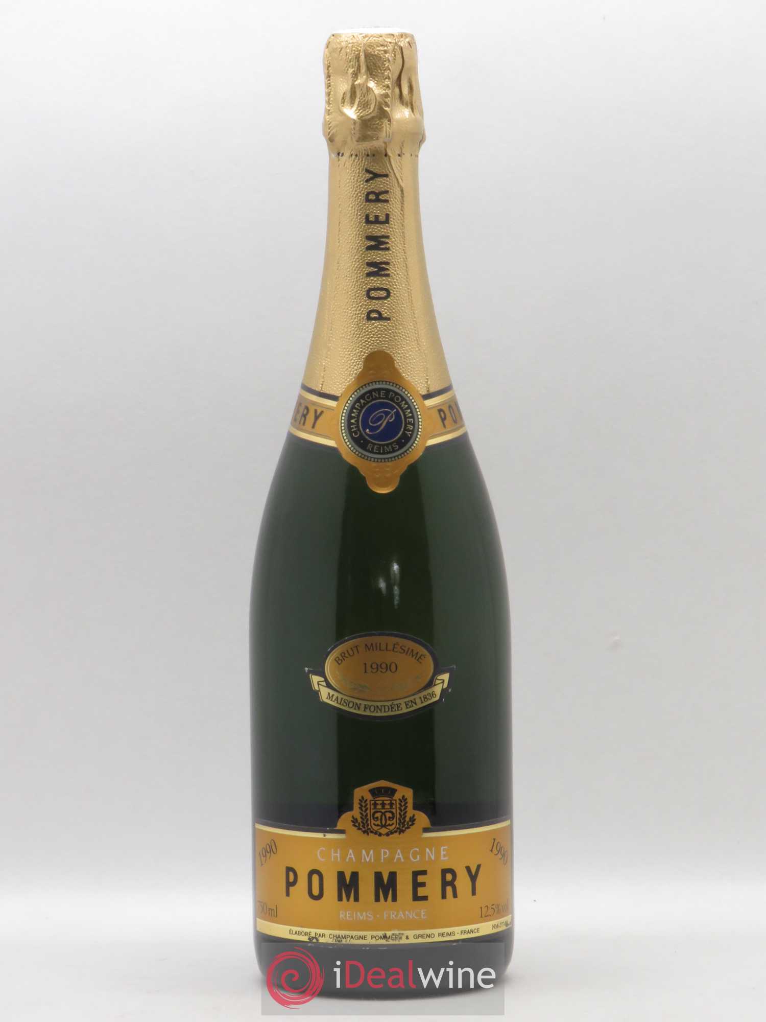 Brut Pommery 1990 - Lot de 1 bouteille - 0