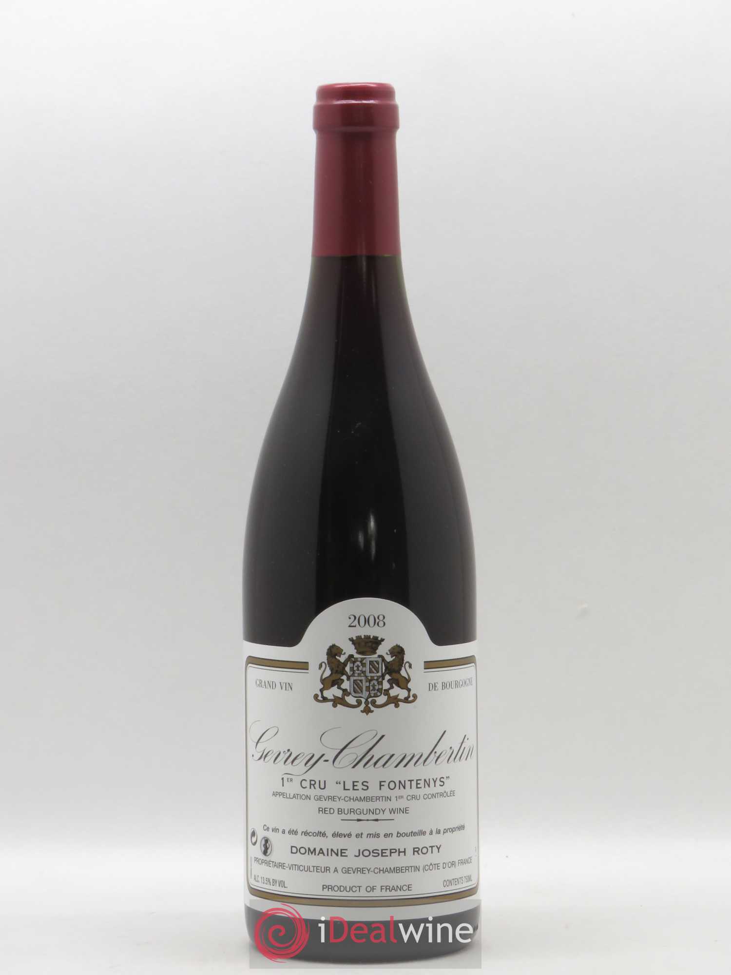 Gevrey-Chambertin 1er Cru Les Fontenys Joseph Roty (Domaine) 2008 - Lot de 1 bouteille - 0
