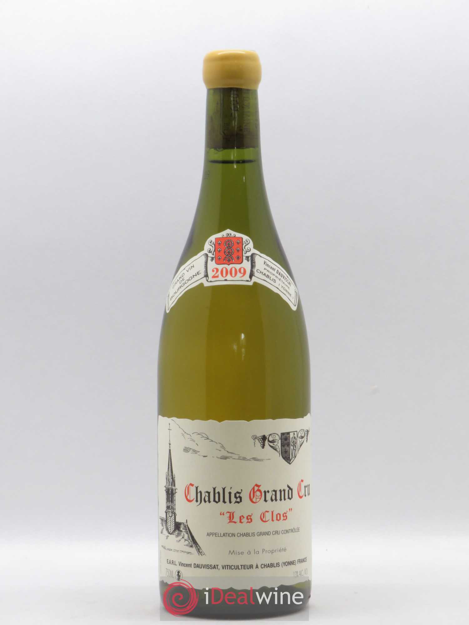 Chablis Grand Cru Les Clos Vincent Dauvissat (Domaine) 2009 - Lot de 1 bouteille - 0