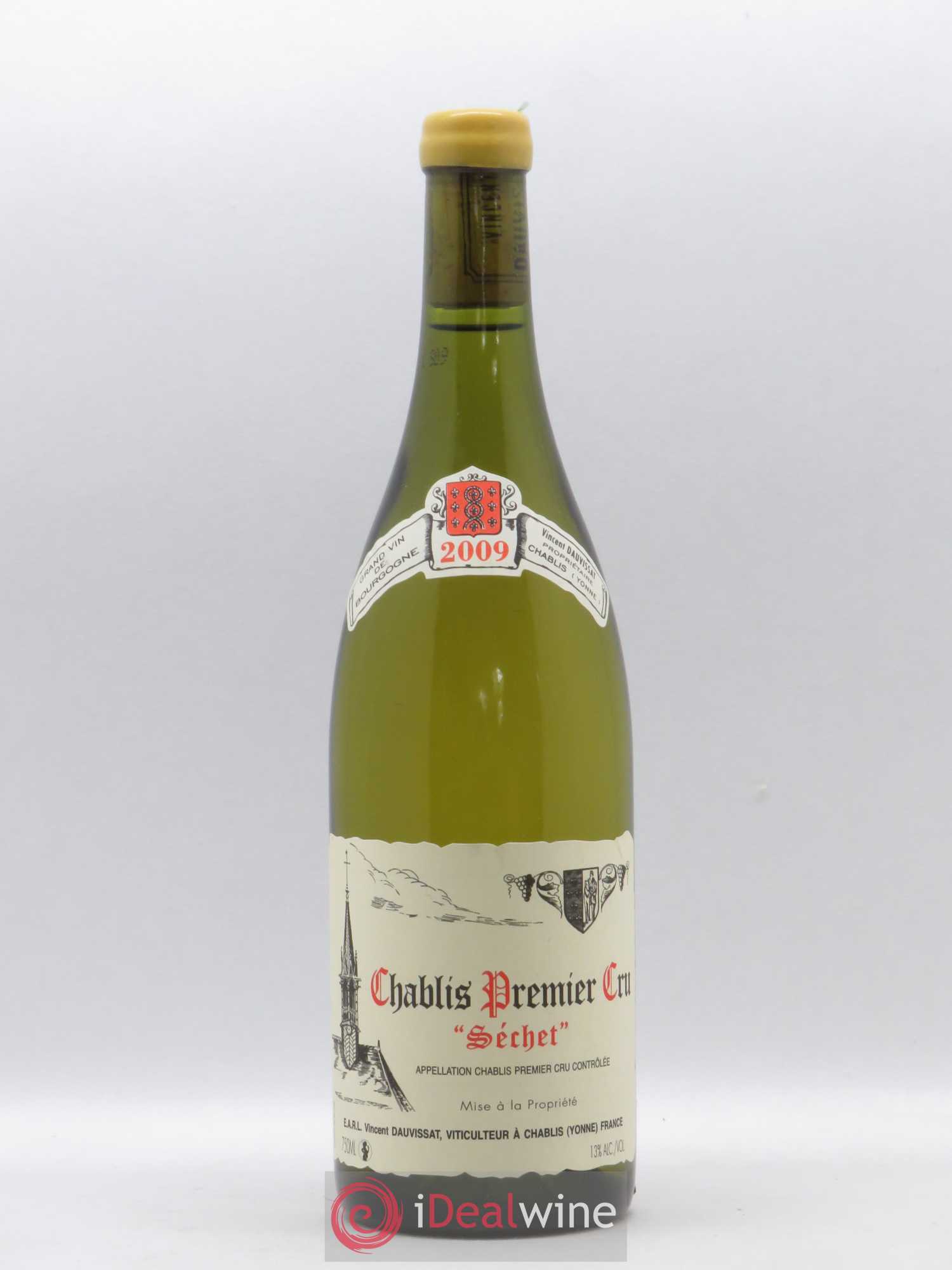 Chablis 1er Cru Séchet Vincent Dauvissat (Domaine) 2009 - Lot de 1 bouteille - 0