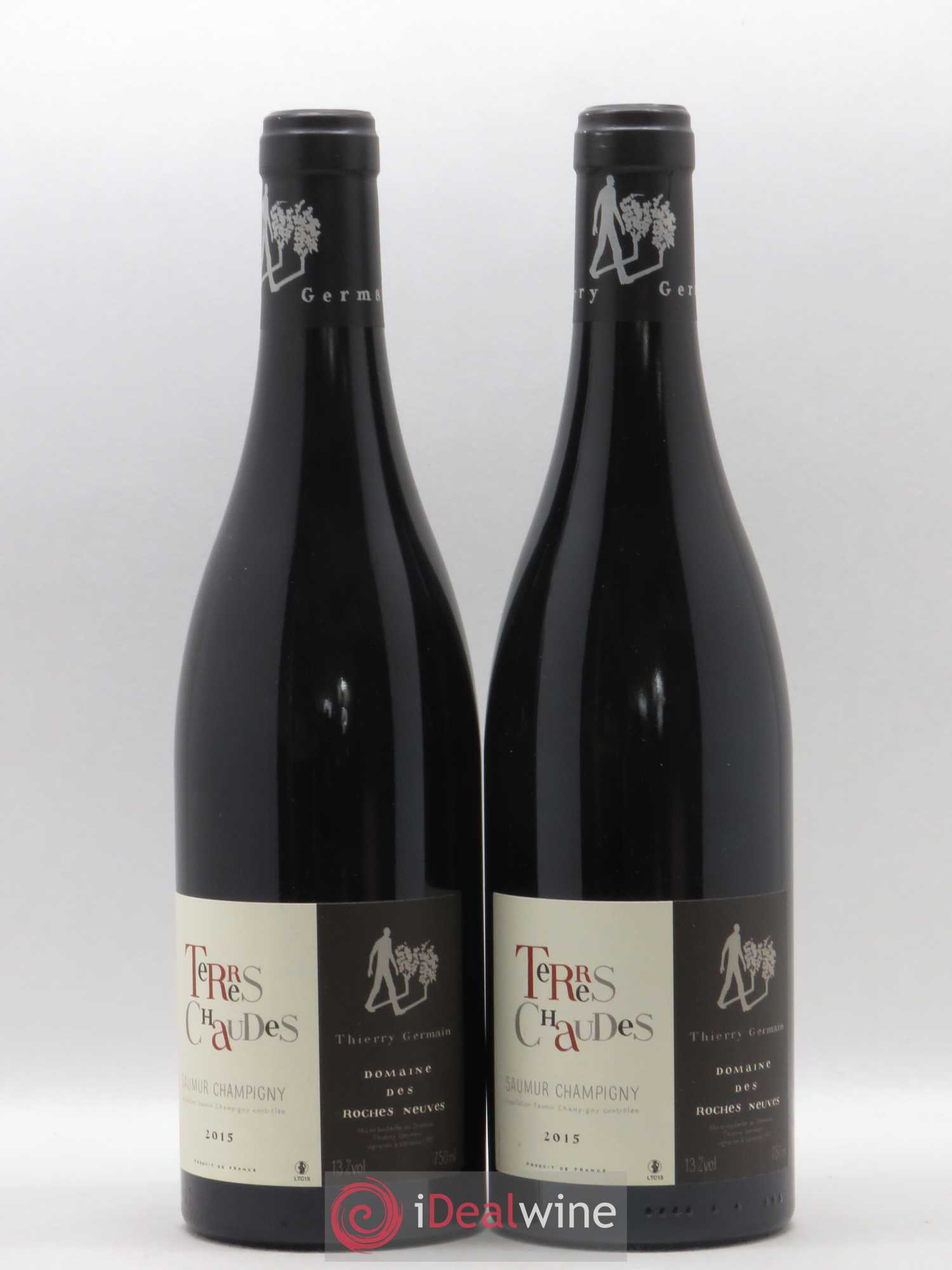 Saumur-Champigny Terres Chaudes Domaine des Roches Neuves - Thierry Germain 2015 - Lot de 2 bouteilles - 0