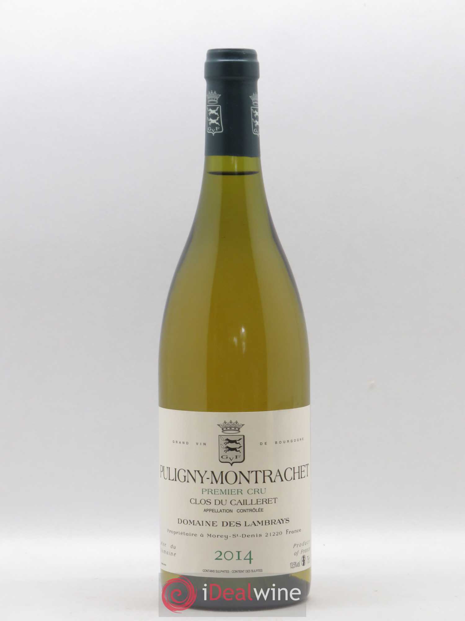 Puligny-Montrachet 1er Cru Clos du Cailleret Domaine des Lambrays 2014 - Lot de 1 bouteille - 0