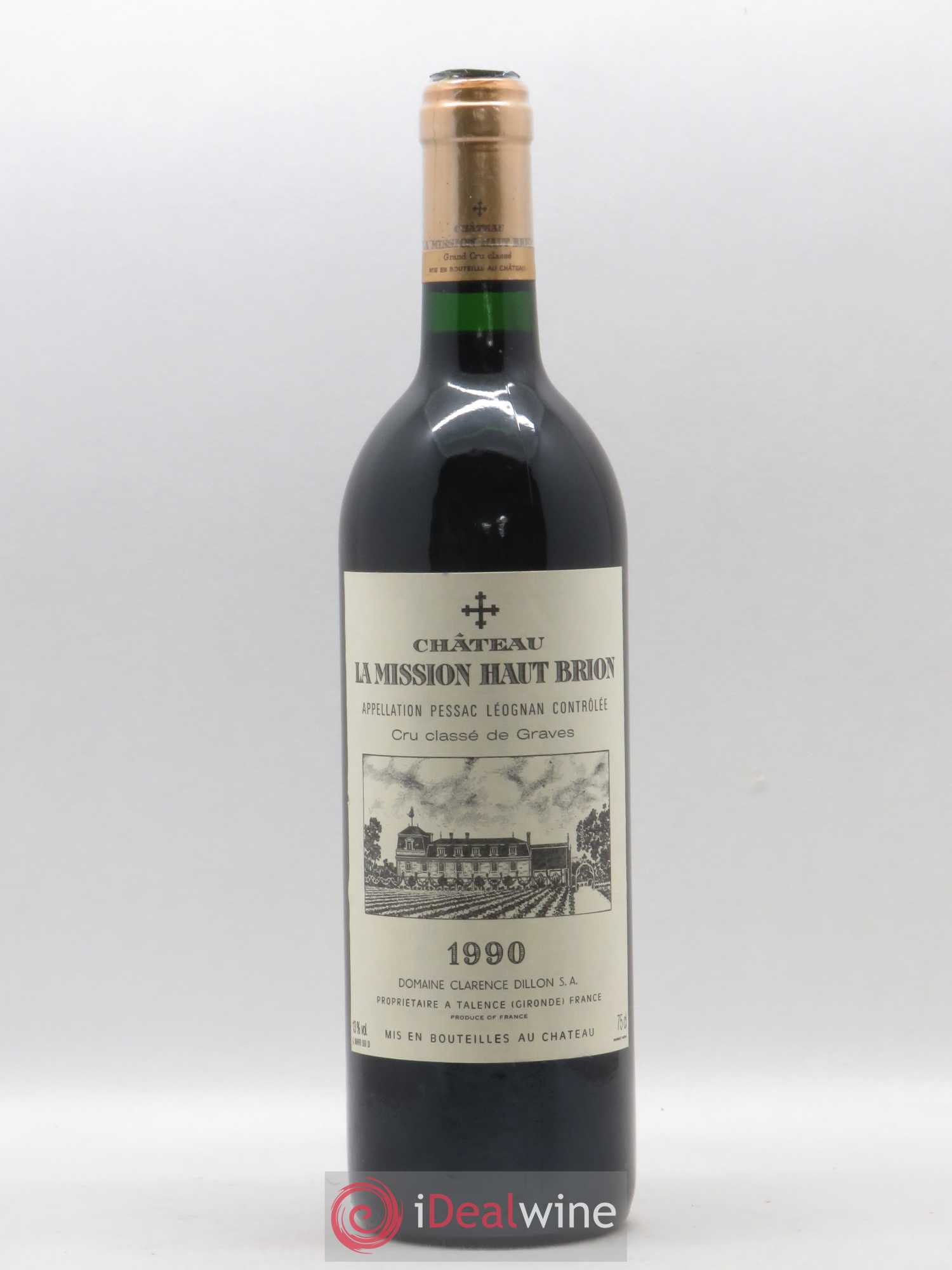 Château la Mission Haut-Brion Cru Classé de Graves 1990 - Lot de 1 bouteille - 0