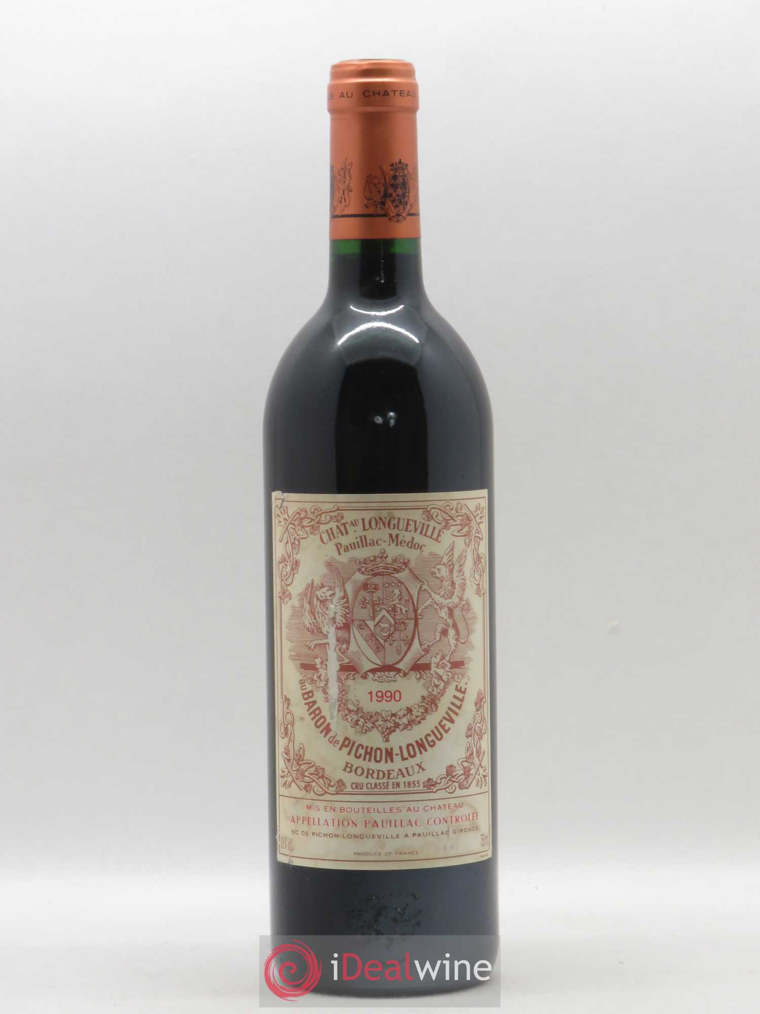 Pichon Longueville Baron 2ème Grand Cru Classé 1990 - Lot de 1 bouteille - 0