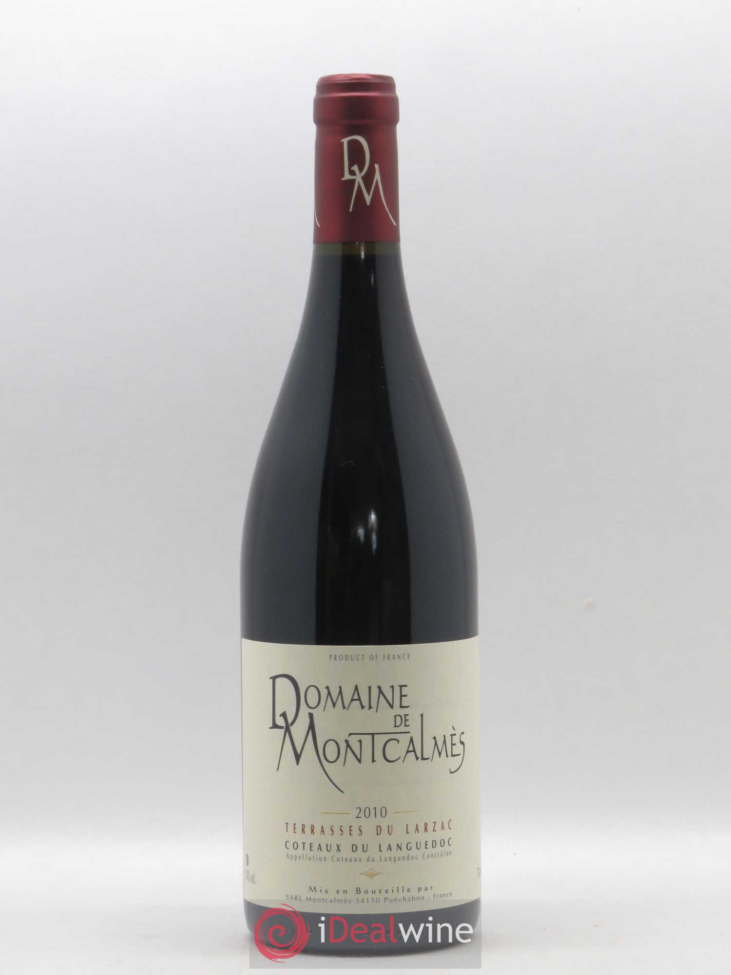 Terrasses du Larzac Domaine de Montcalmès Frédéric Pourtalié 2010 - Lot de 1 bouteille - 0