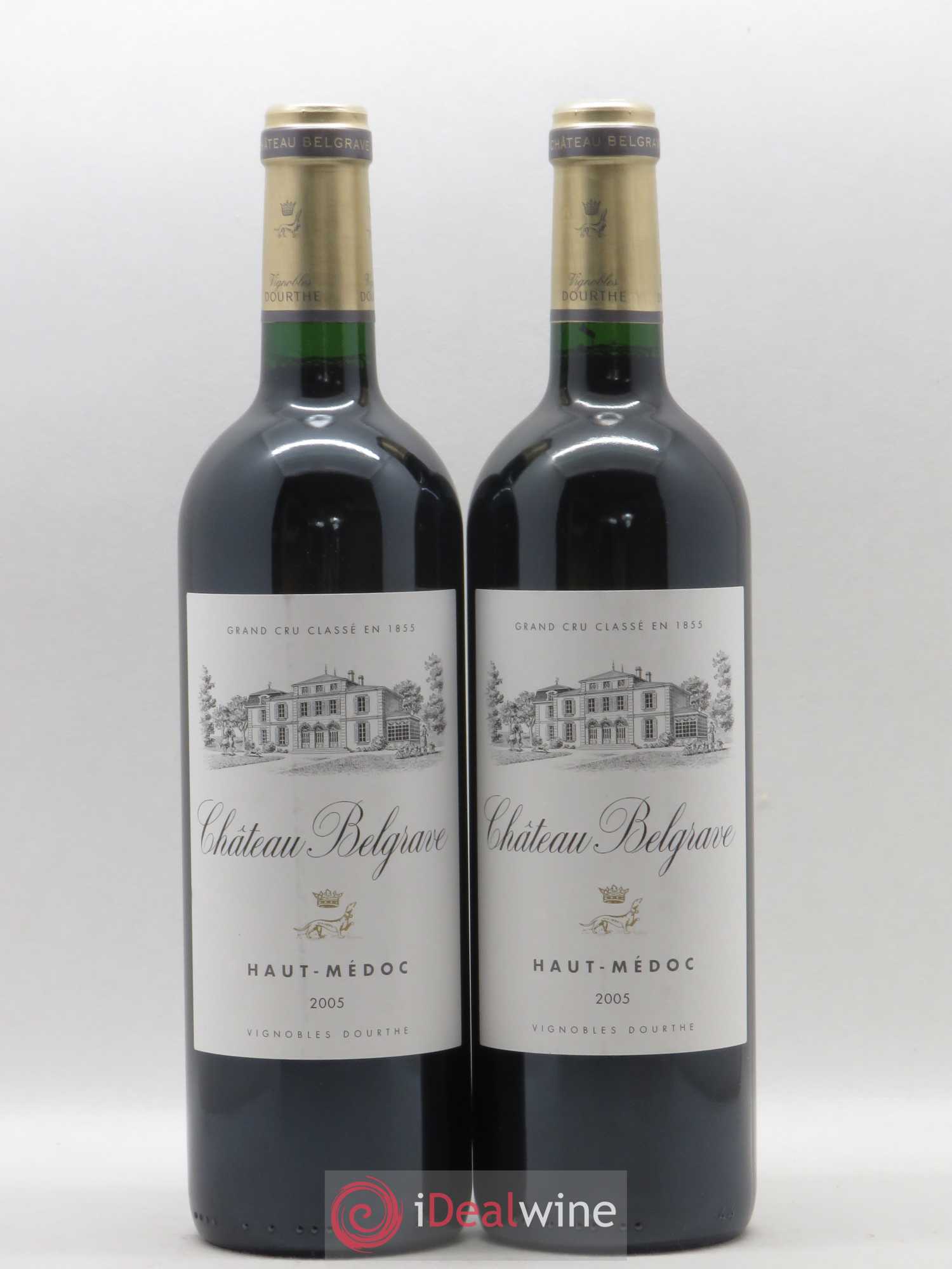 Château Belgrave 5ème Grand Cru Classé 2005 - Lot de 2 bouteilles - 0