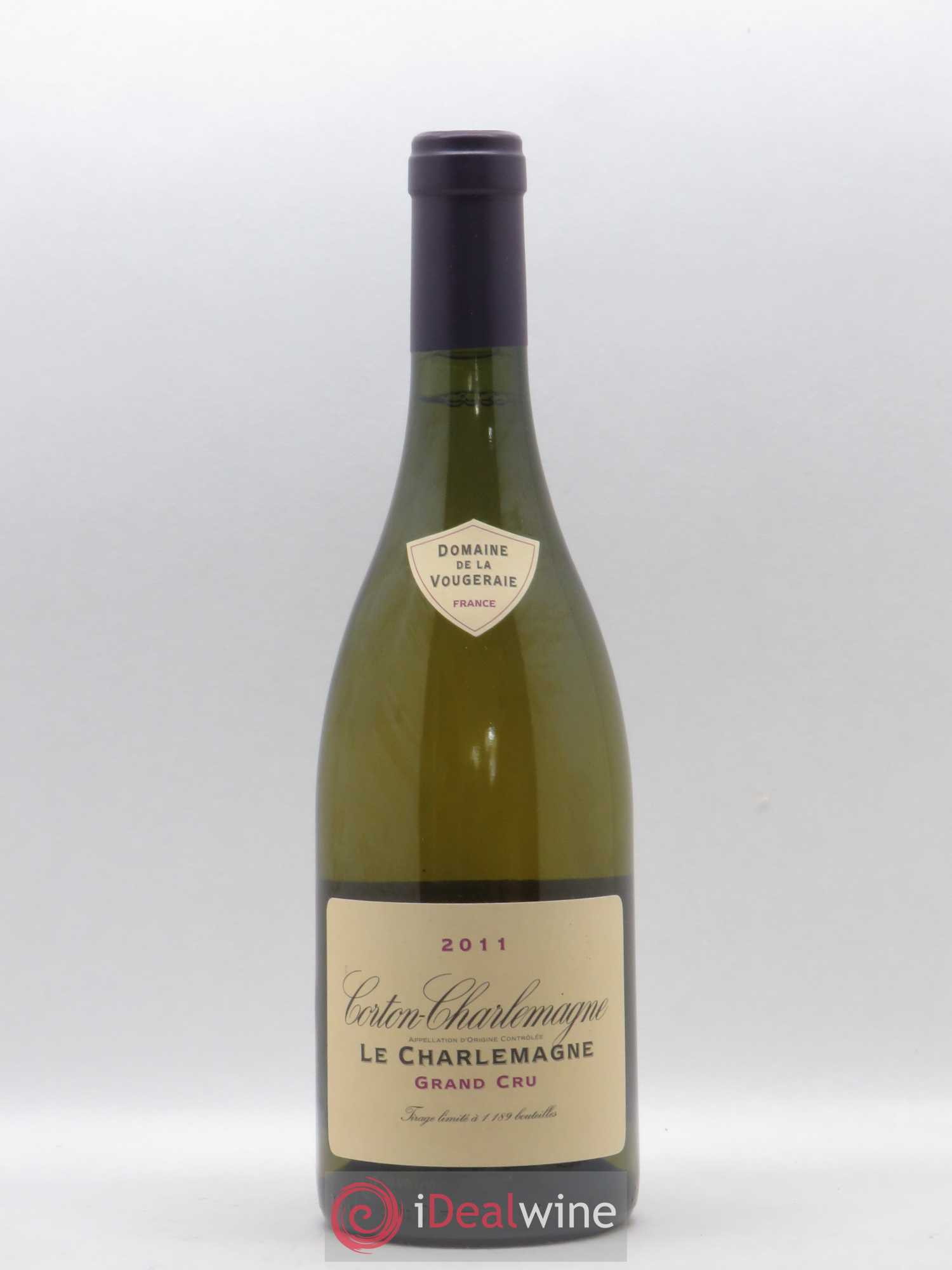 Corton-Charlemagne Grand Cru Le Charlemagne La Vougeraie 2011 - Lot de 1 bouteille - 0